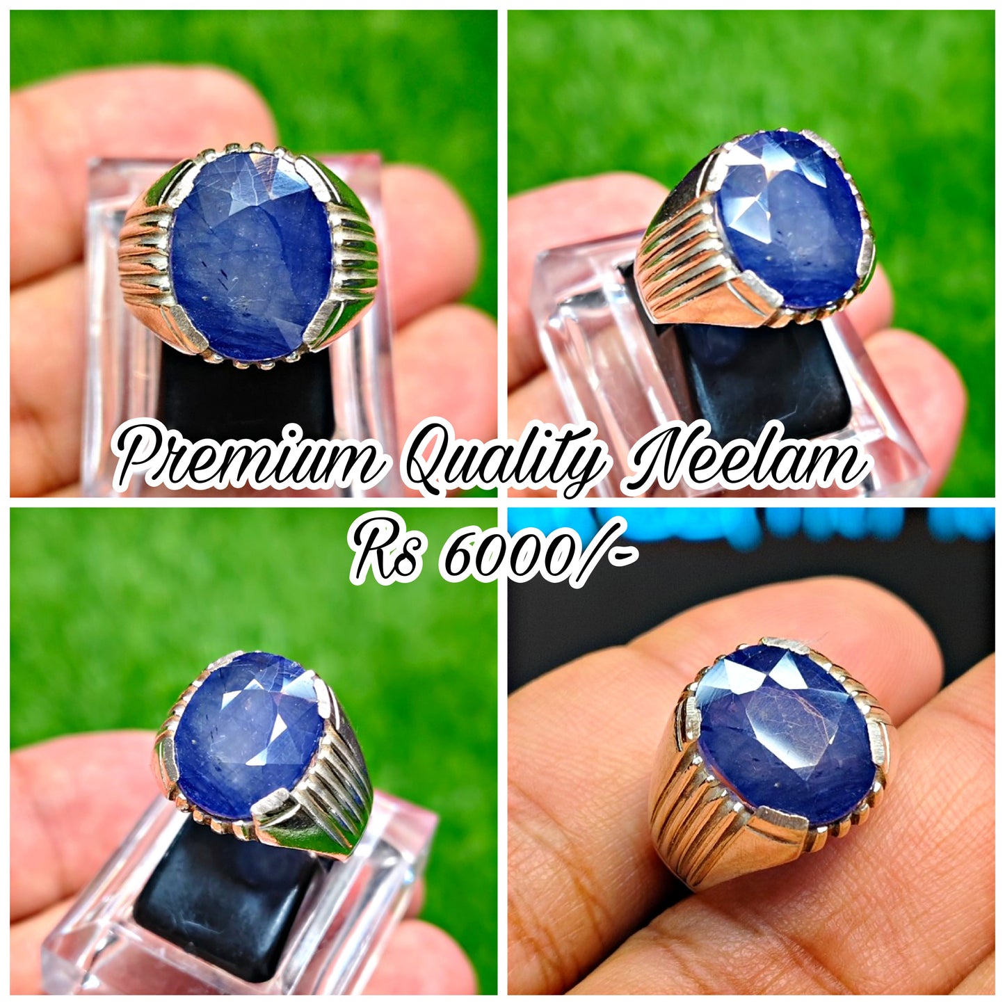 Premium Quality Neelam Ring