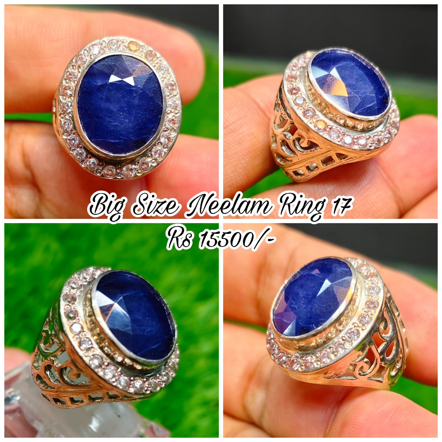Big Size Neelam Ring