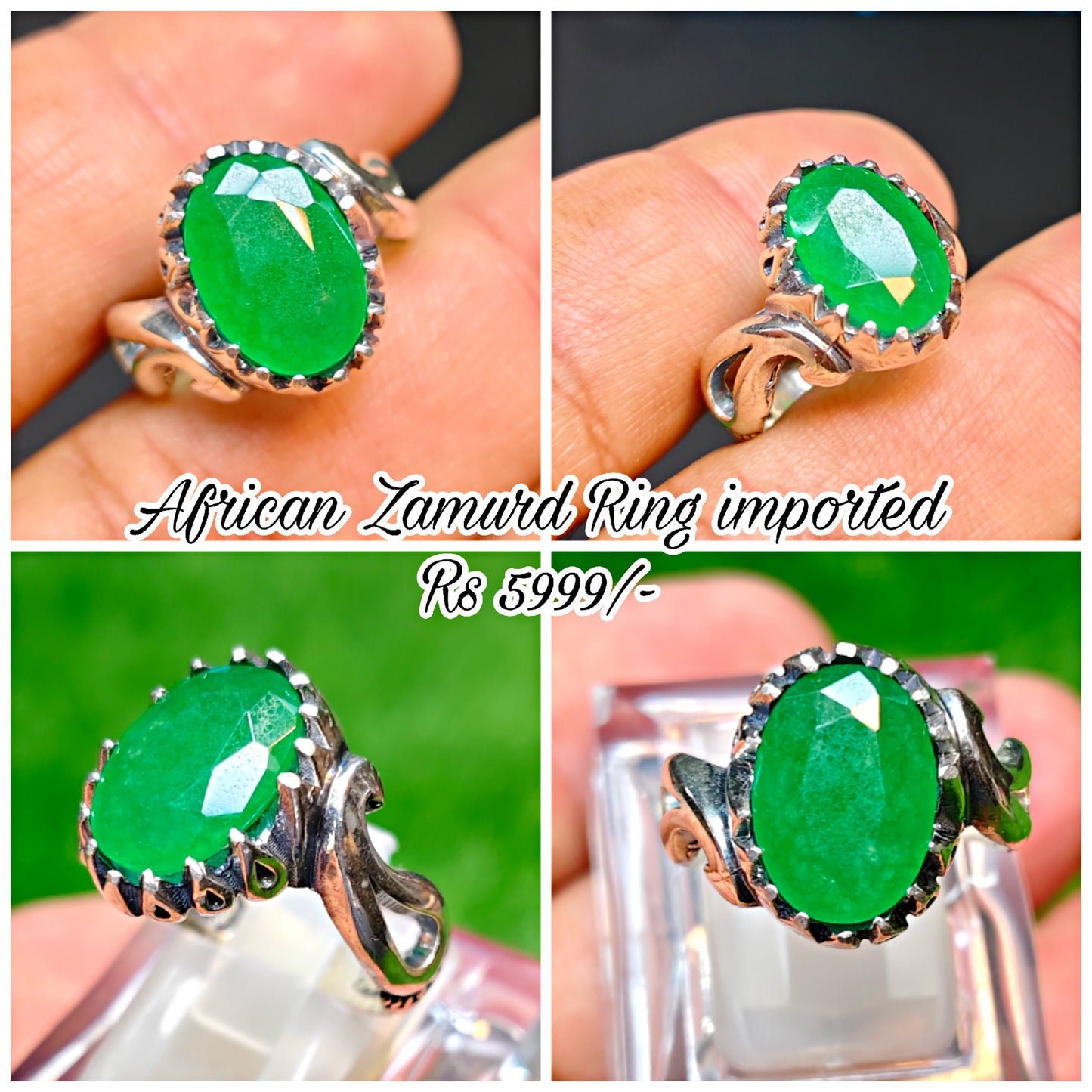 African Zamurd Ring