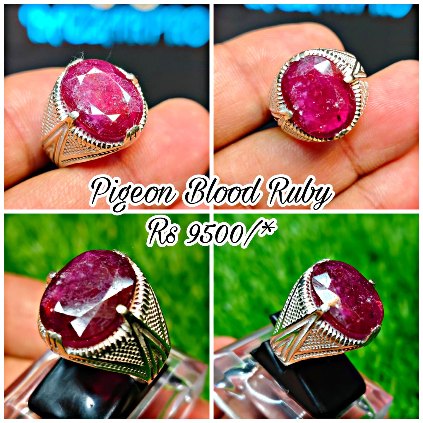 Pigeon Blood Ruby Ring