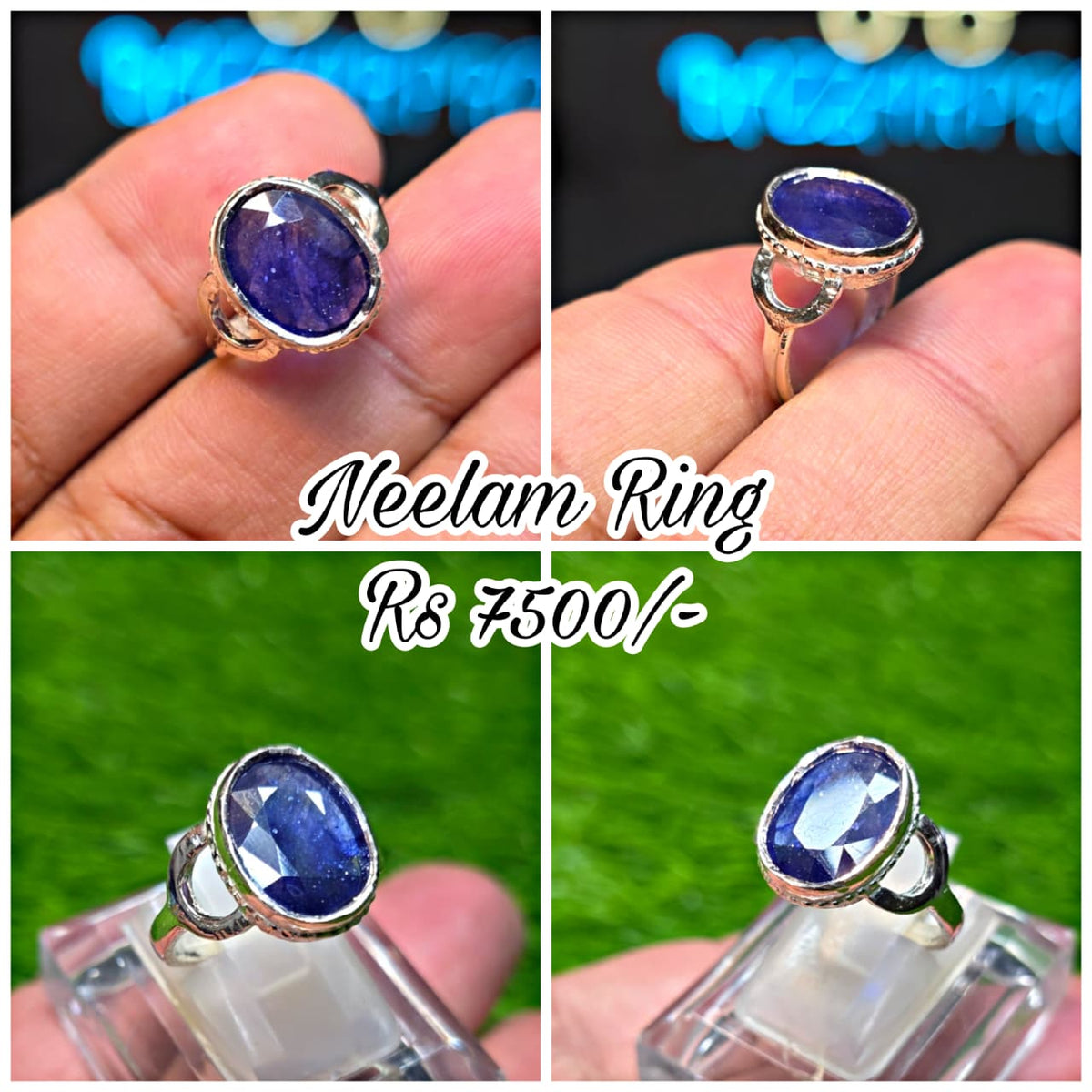 Premium Quality Neelam Ring