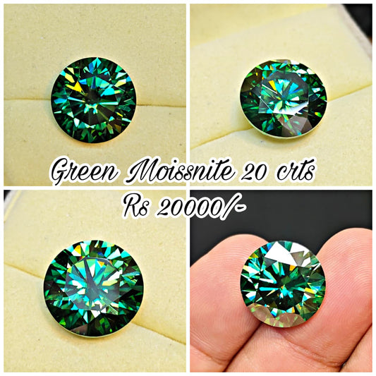 Green Moissanite