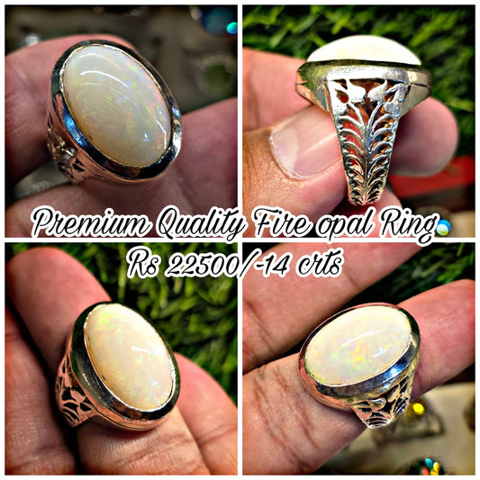 Premium Quality Fire Opal Ring