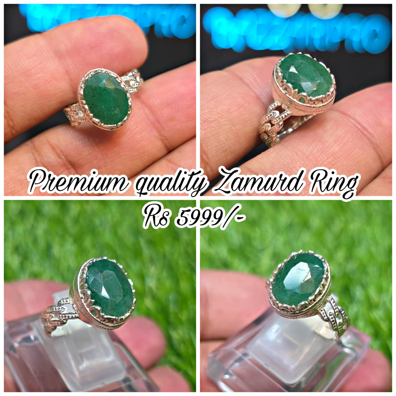 Premium Quality Zamurd Ring