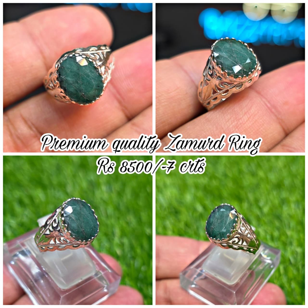 Premium Quality Zamurd Ring