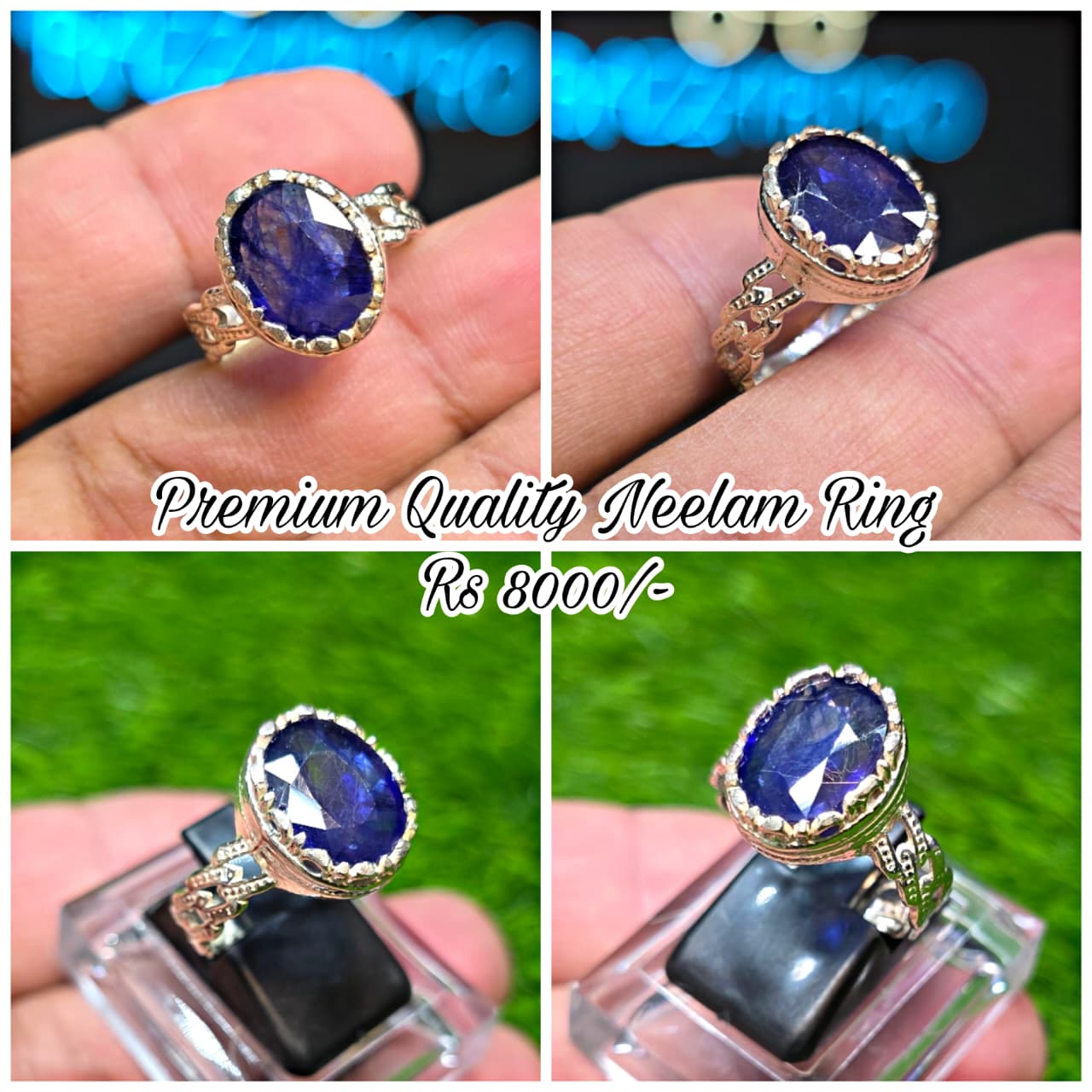 Premium Quality Neelam Ring