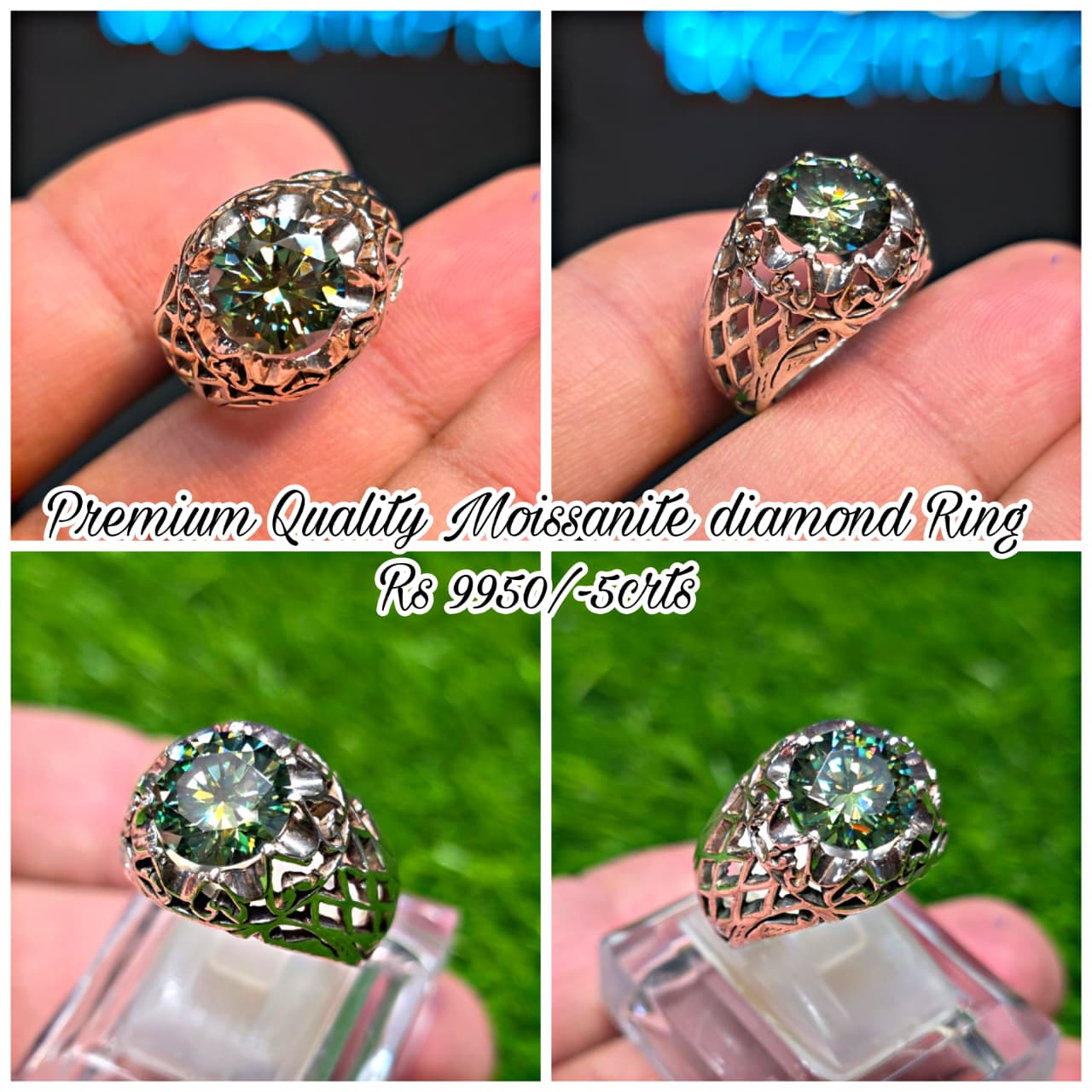 Premium Quality Moissanite Diamond Ring