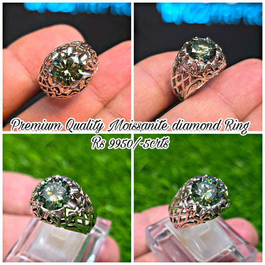 Premium Quality Moissanite Diamond Ring
