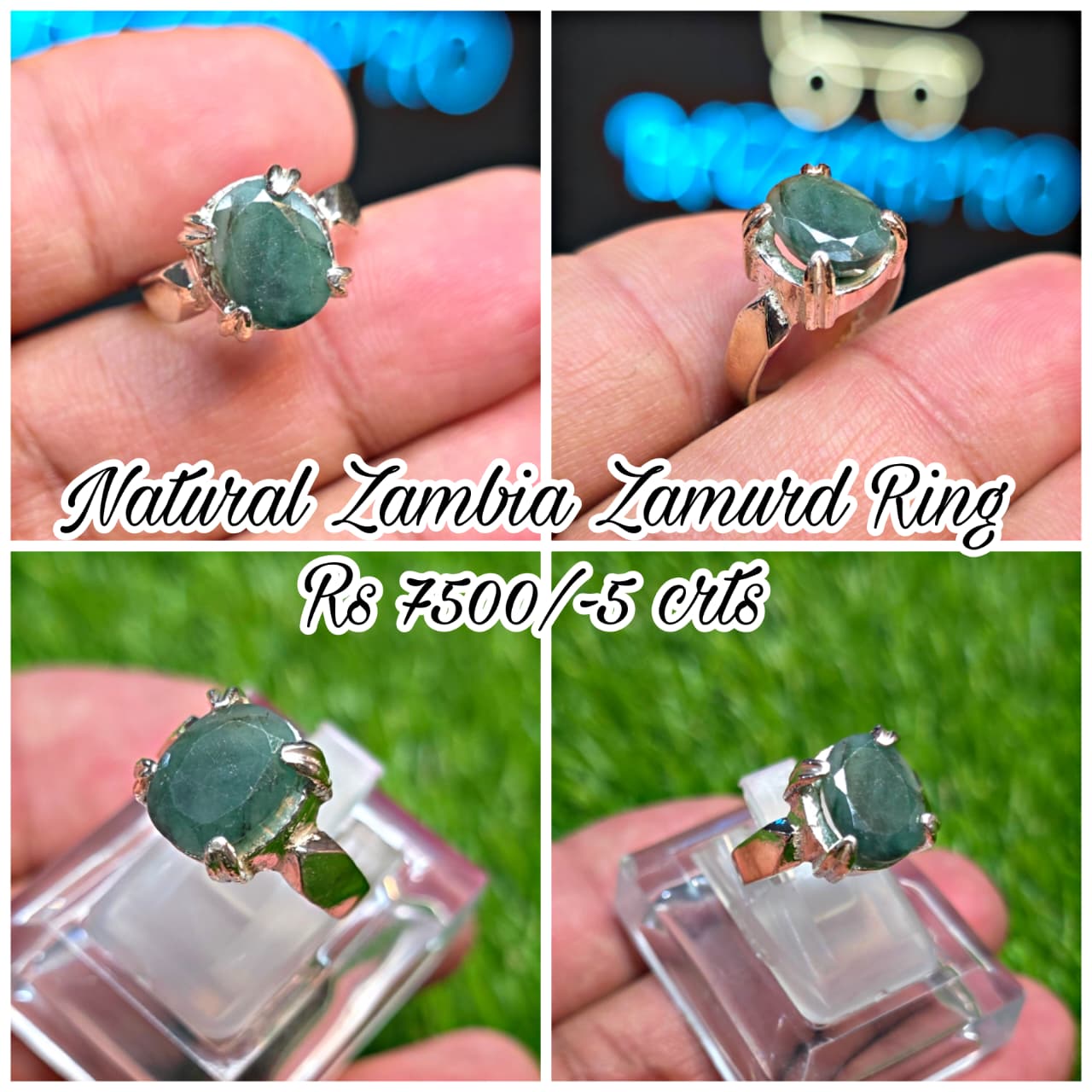 Premium Quality Zamurd Ring