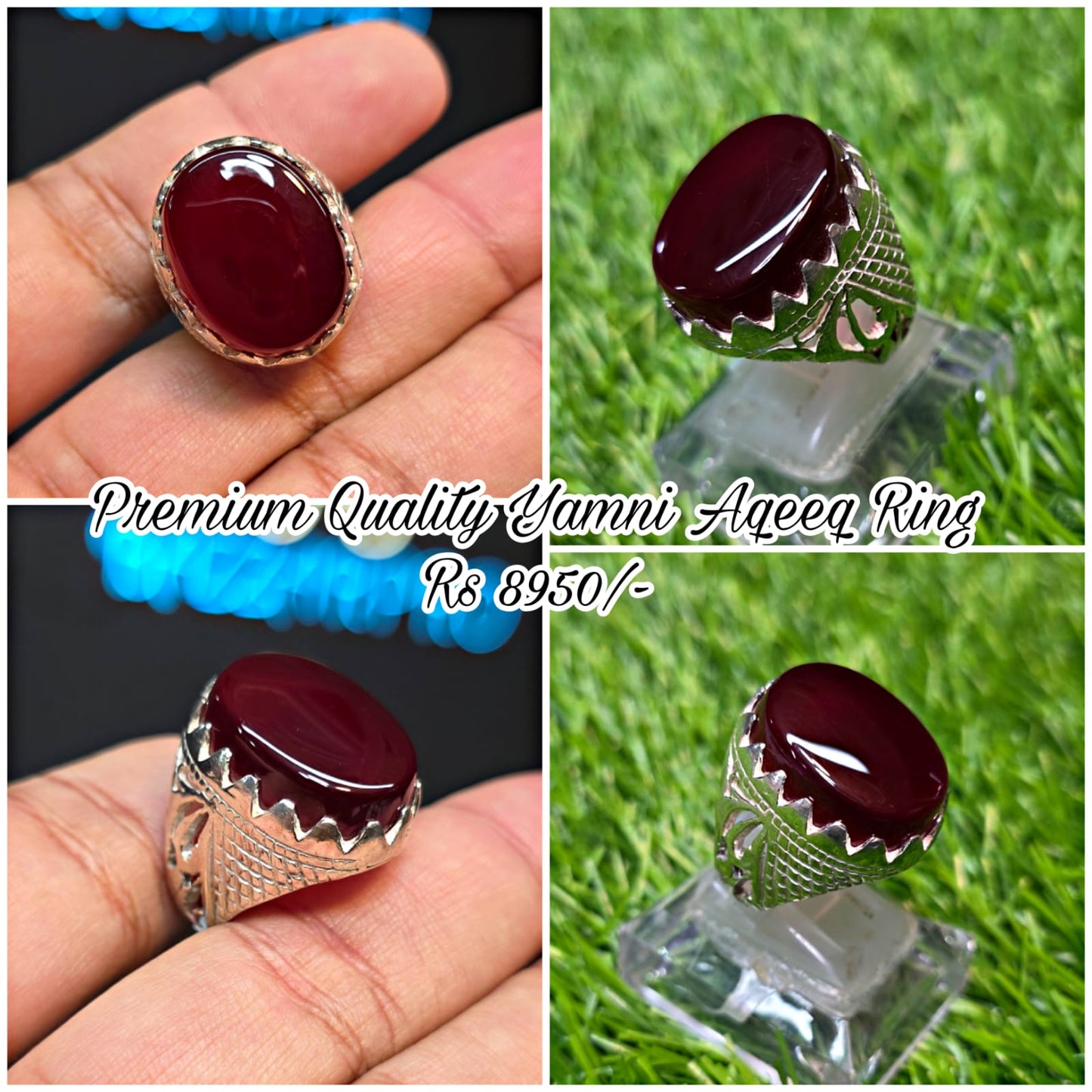 Premium Quality Yamni Aqeeq Ring