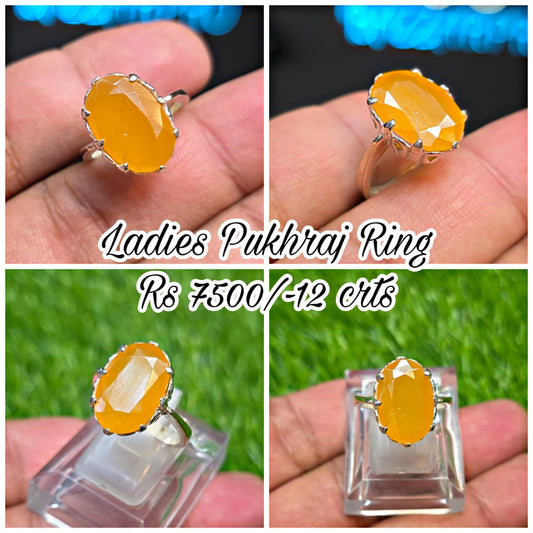 Premium Quality Pukhraj Ring