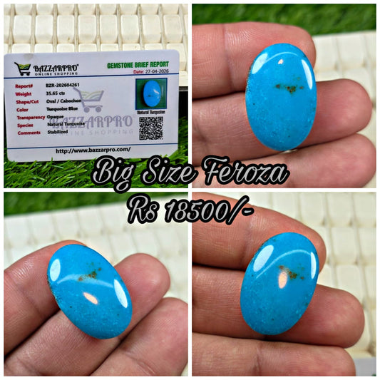 Premium Quality Feroza With Lab Certificate