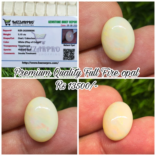 Premium Quality Opal Stone With Lab Certificate