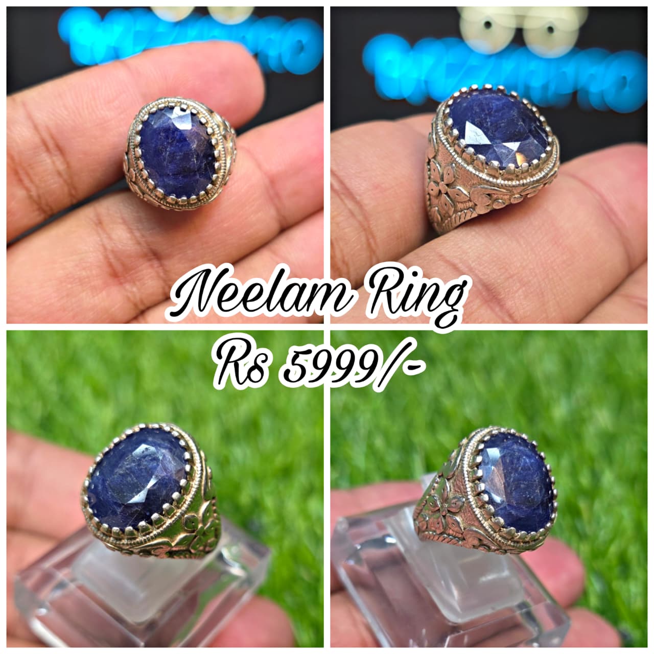 Premium Quality Neelam Ring