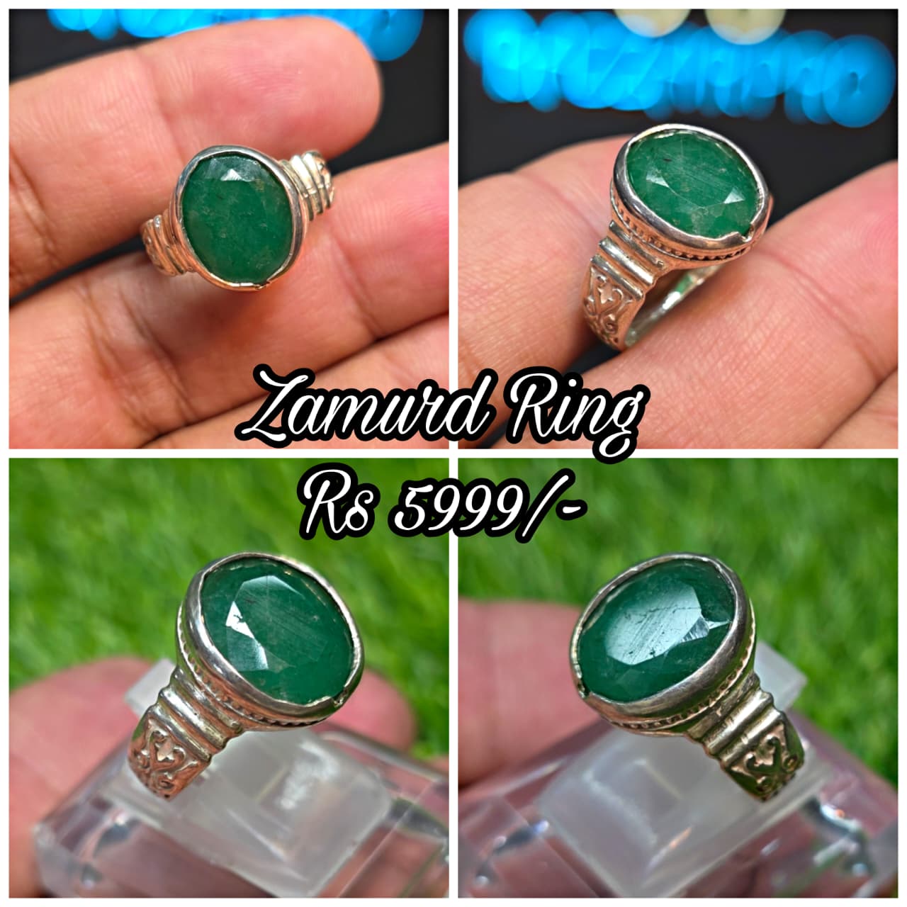 Premium Quality Zamurd Ring