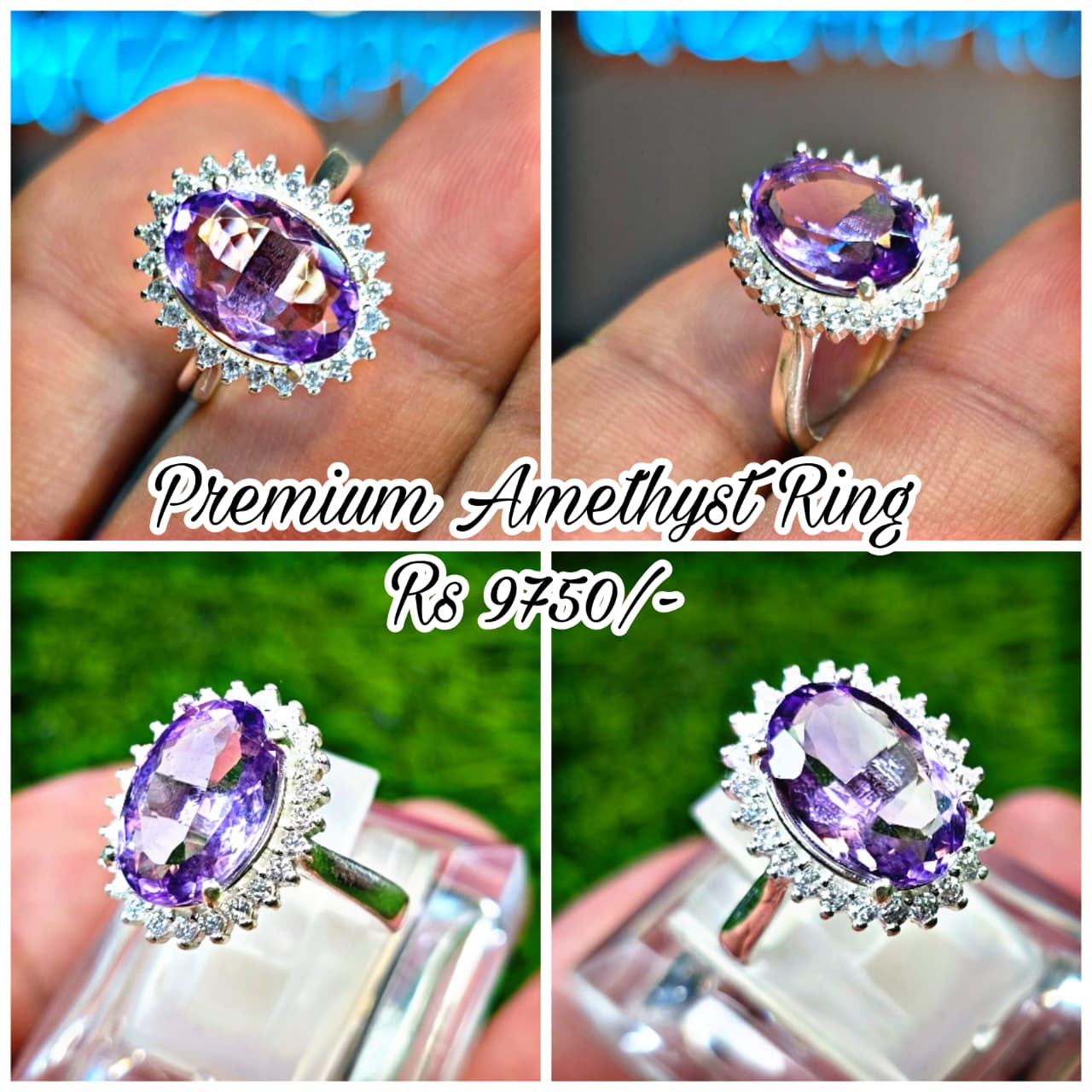 Premium Quality Amethyst Ring (Ladies)