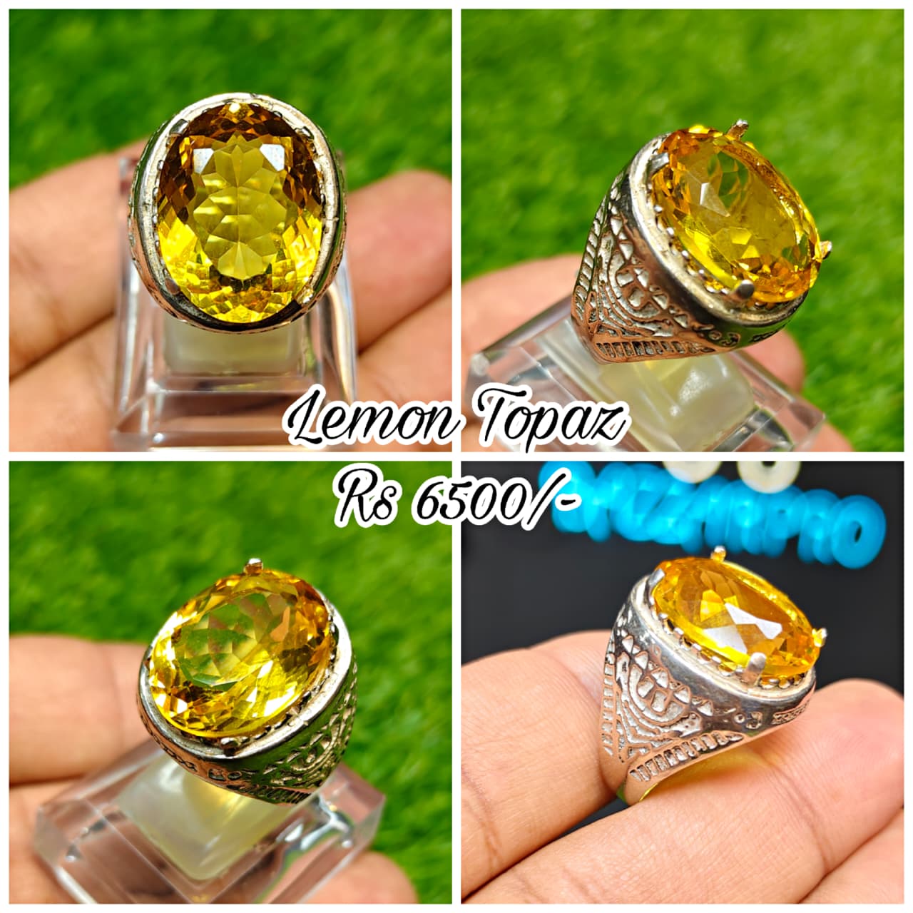 Premium Quality Lemon Topaz Ring