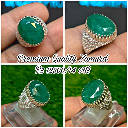 Premium Quality  Zamurd Ring
