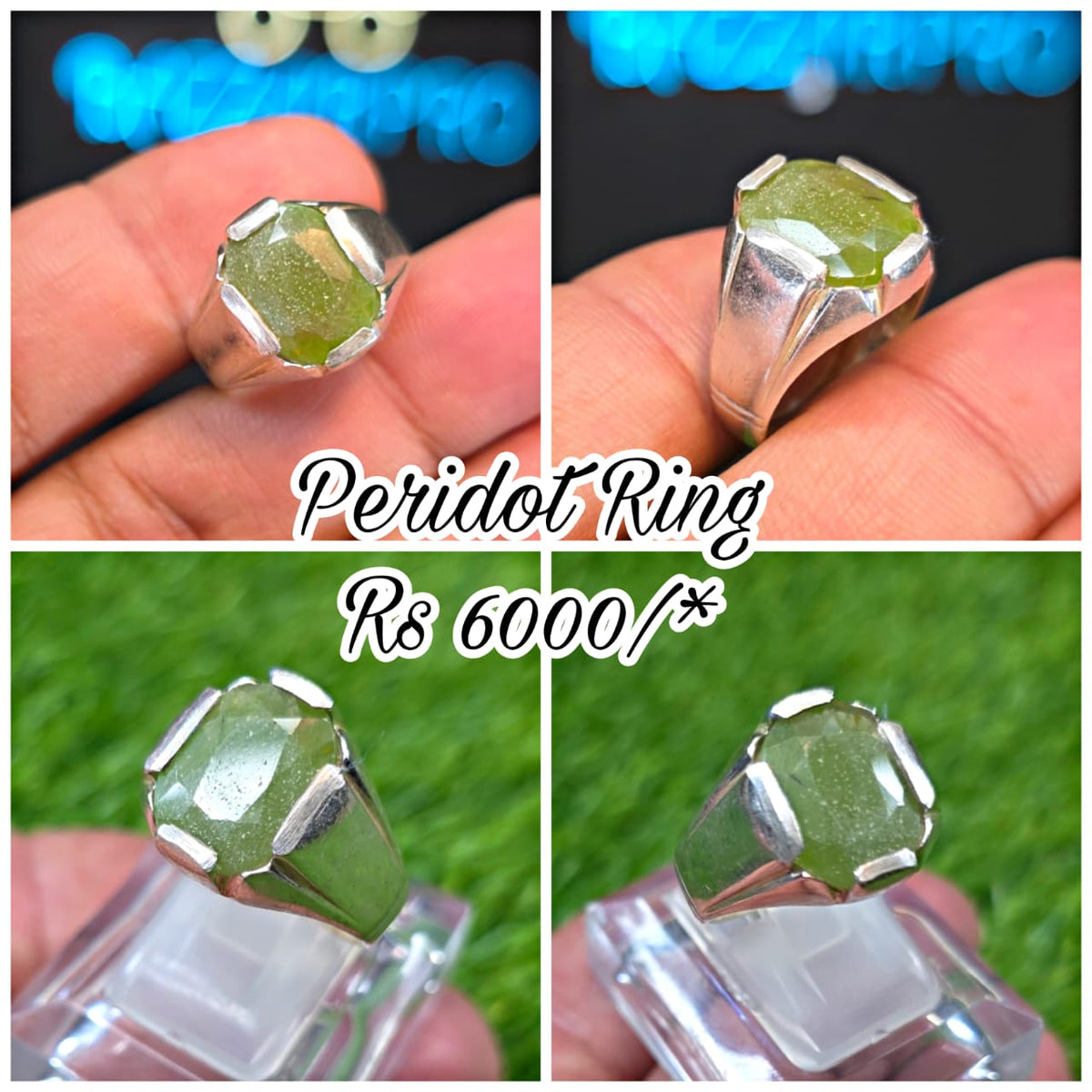 Premium Quality Peridot Ring