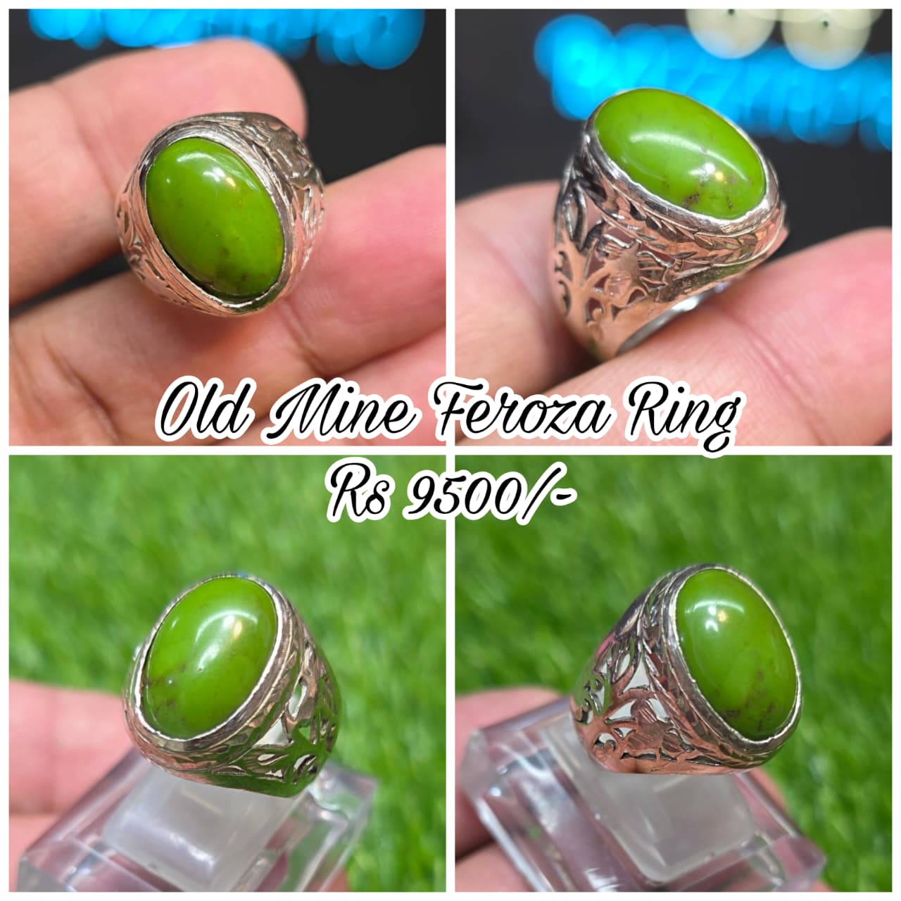 Premium Quality Old Mine Hussani Feroza Ring