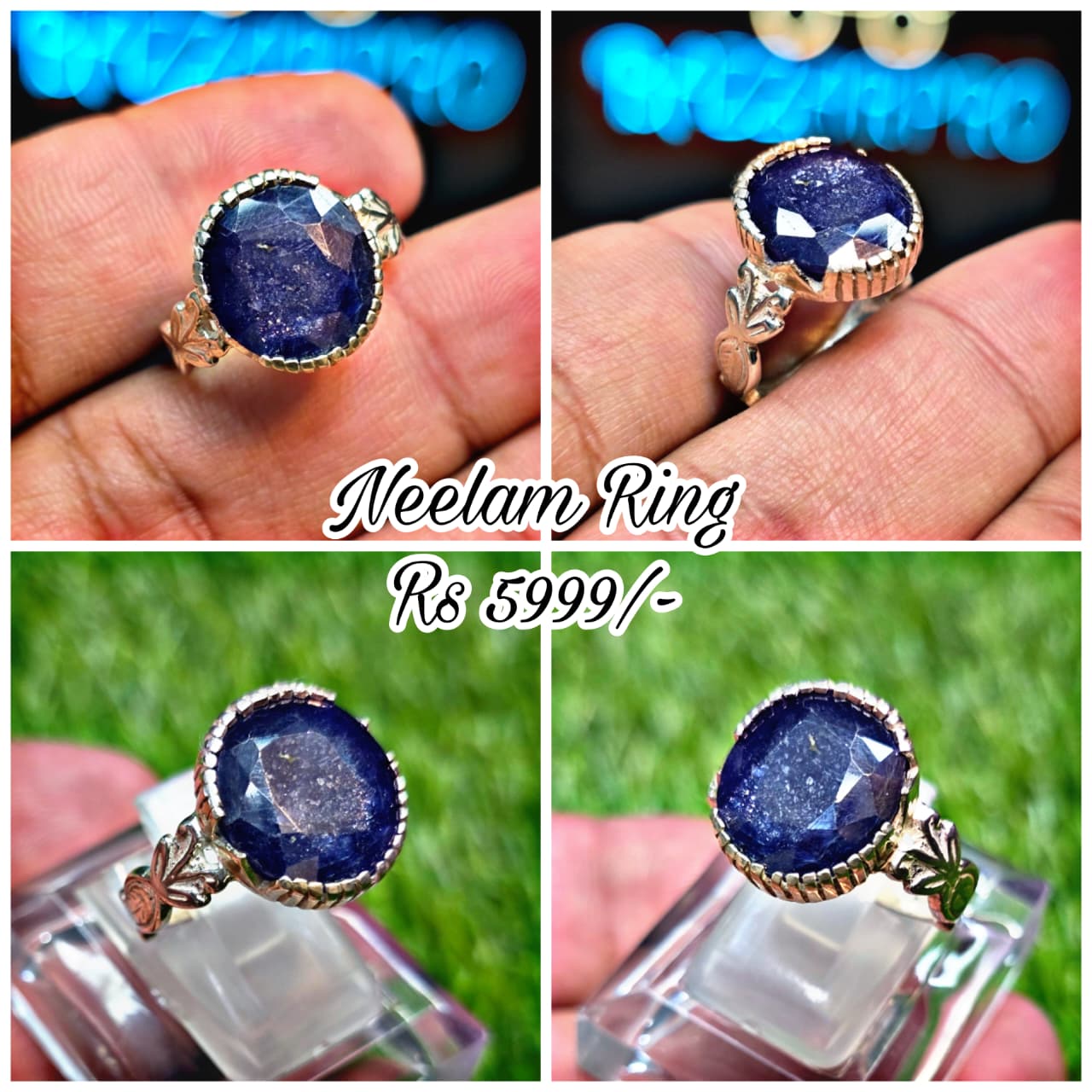 Premium Quality Neelam Ring