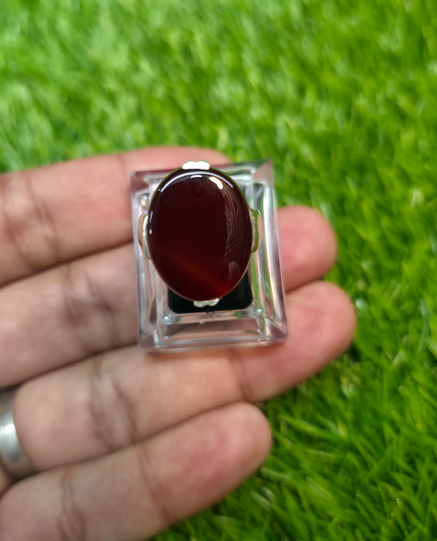 Yamni Aqeeq Ring