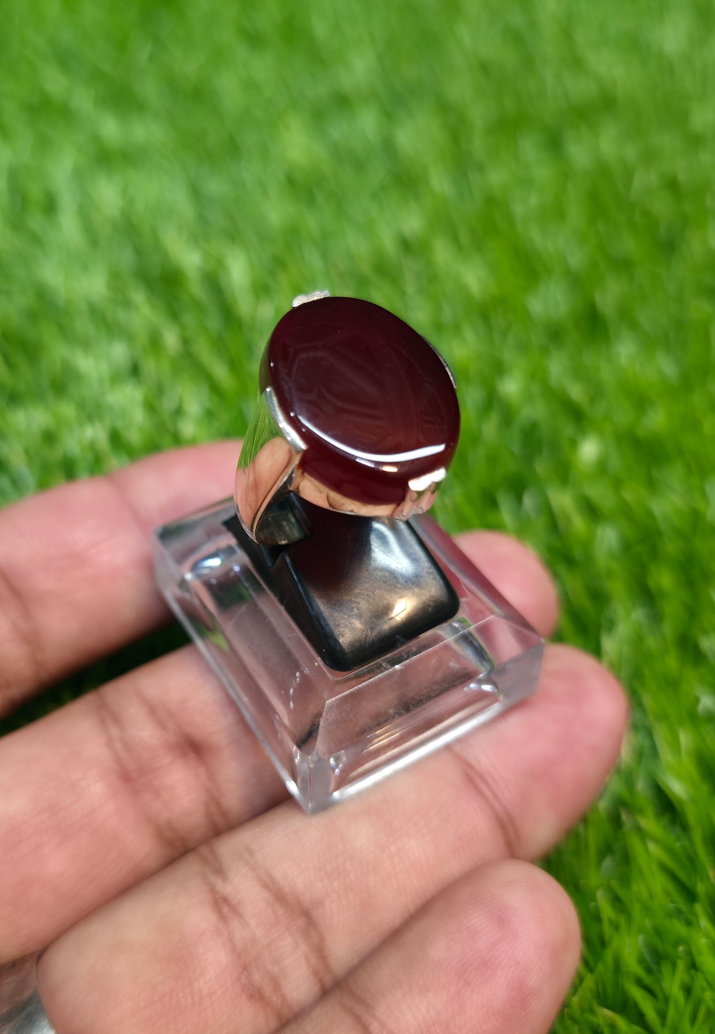 Yamni Aqeeq Ring