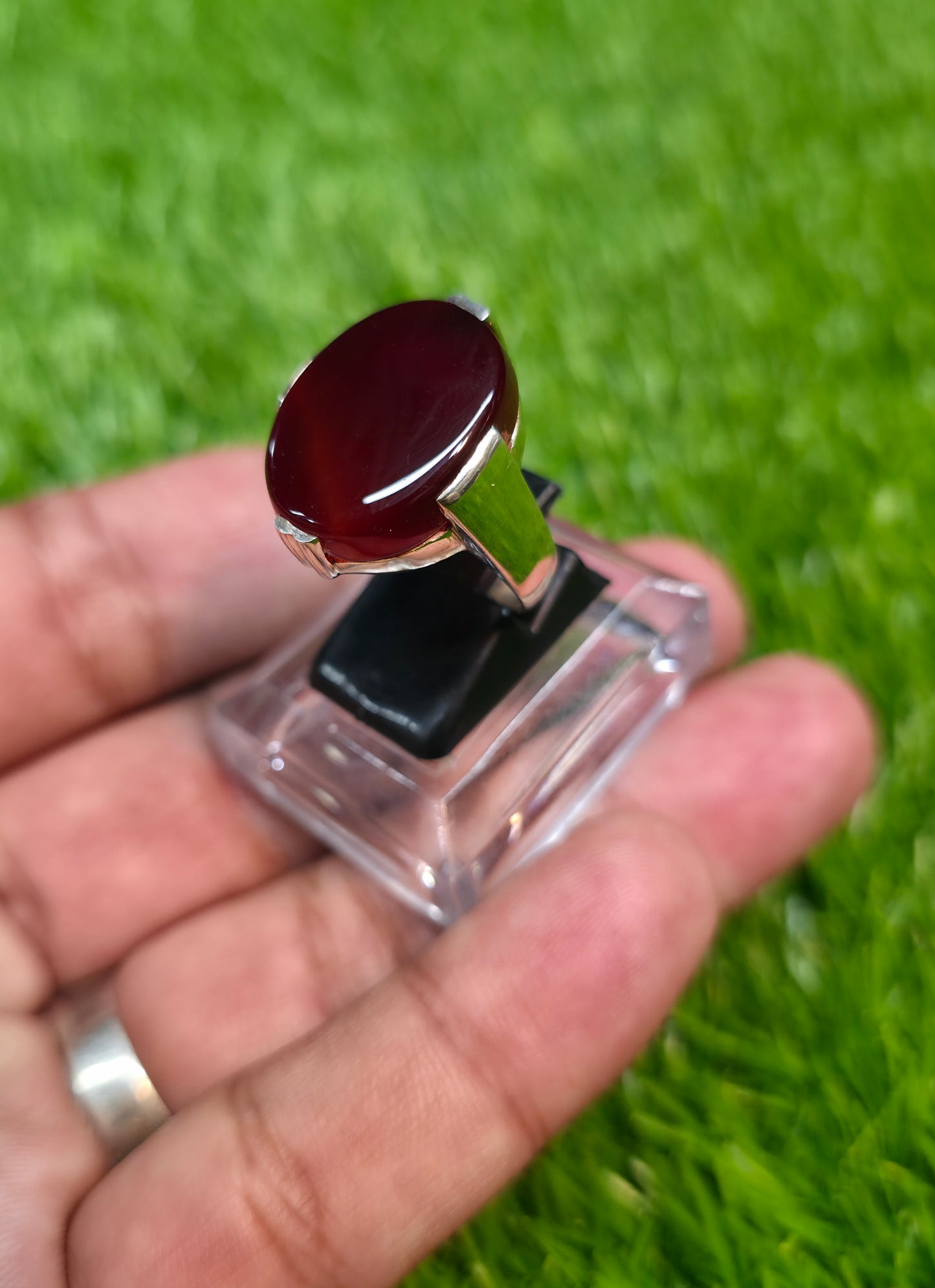 Yamni Aqeeq Ring