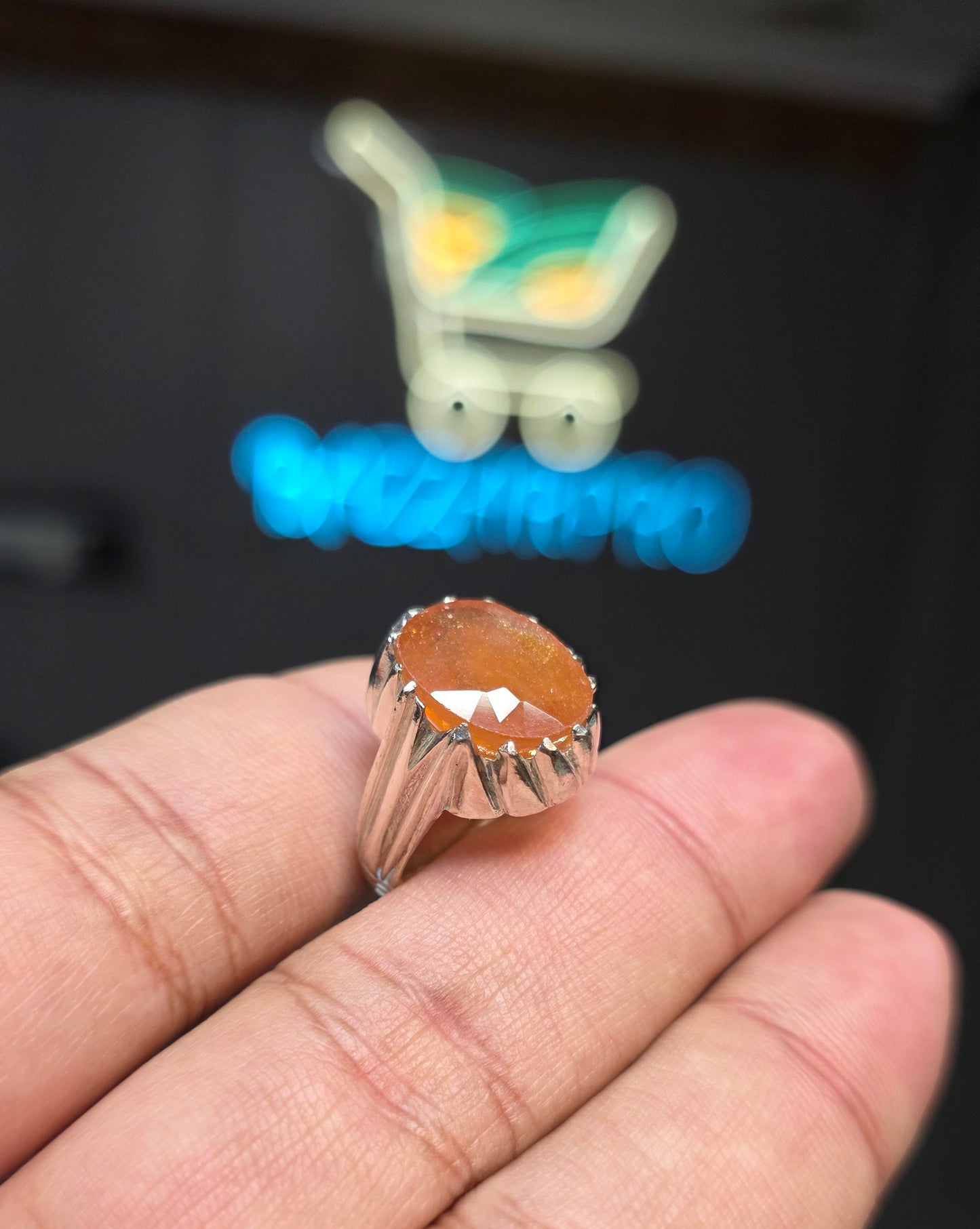 Premium Quality Pukhraj Ring
