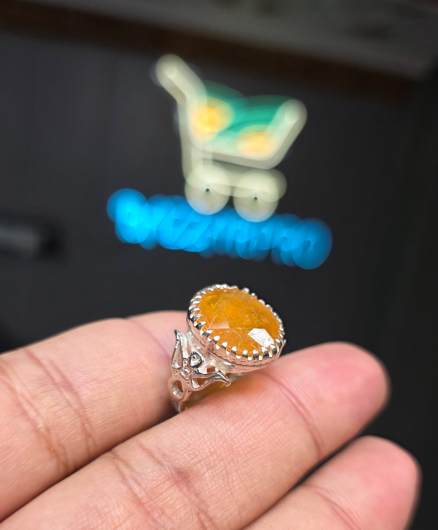 Premium Quality Pukhraj Ring