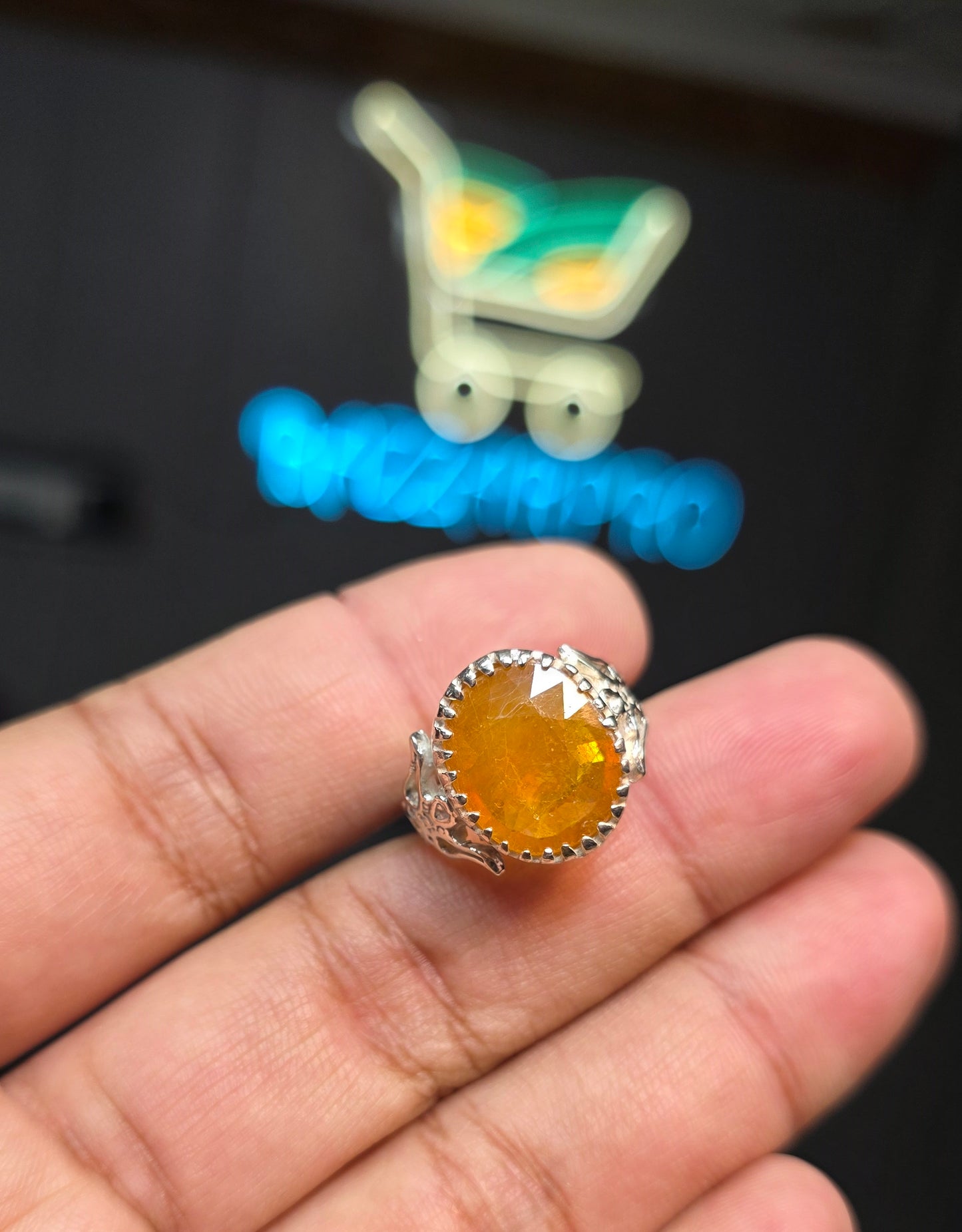 Premium Quality Pukhraj Ring