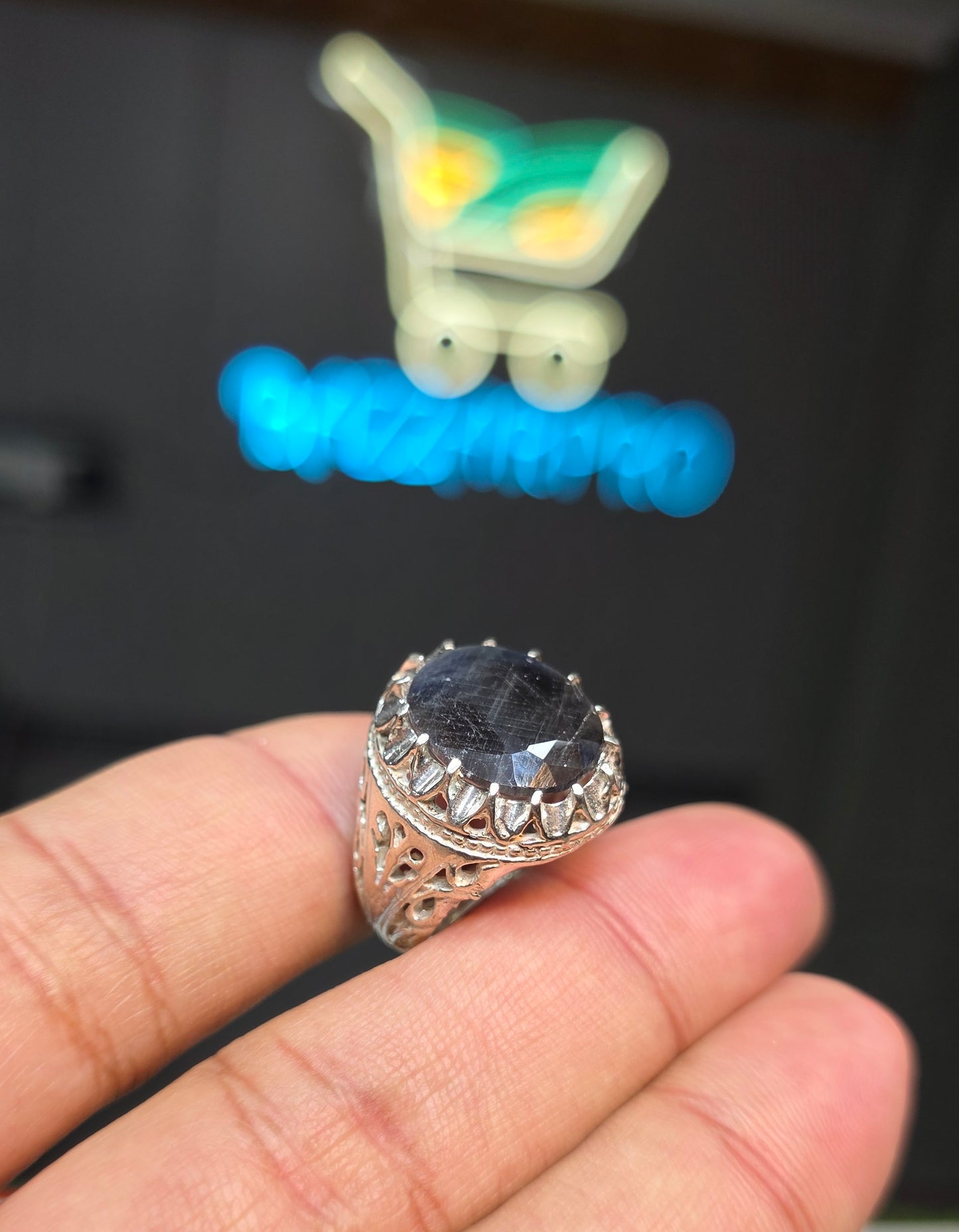 Premium Quality Neelam Ring