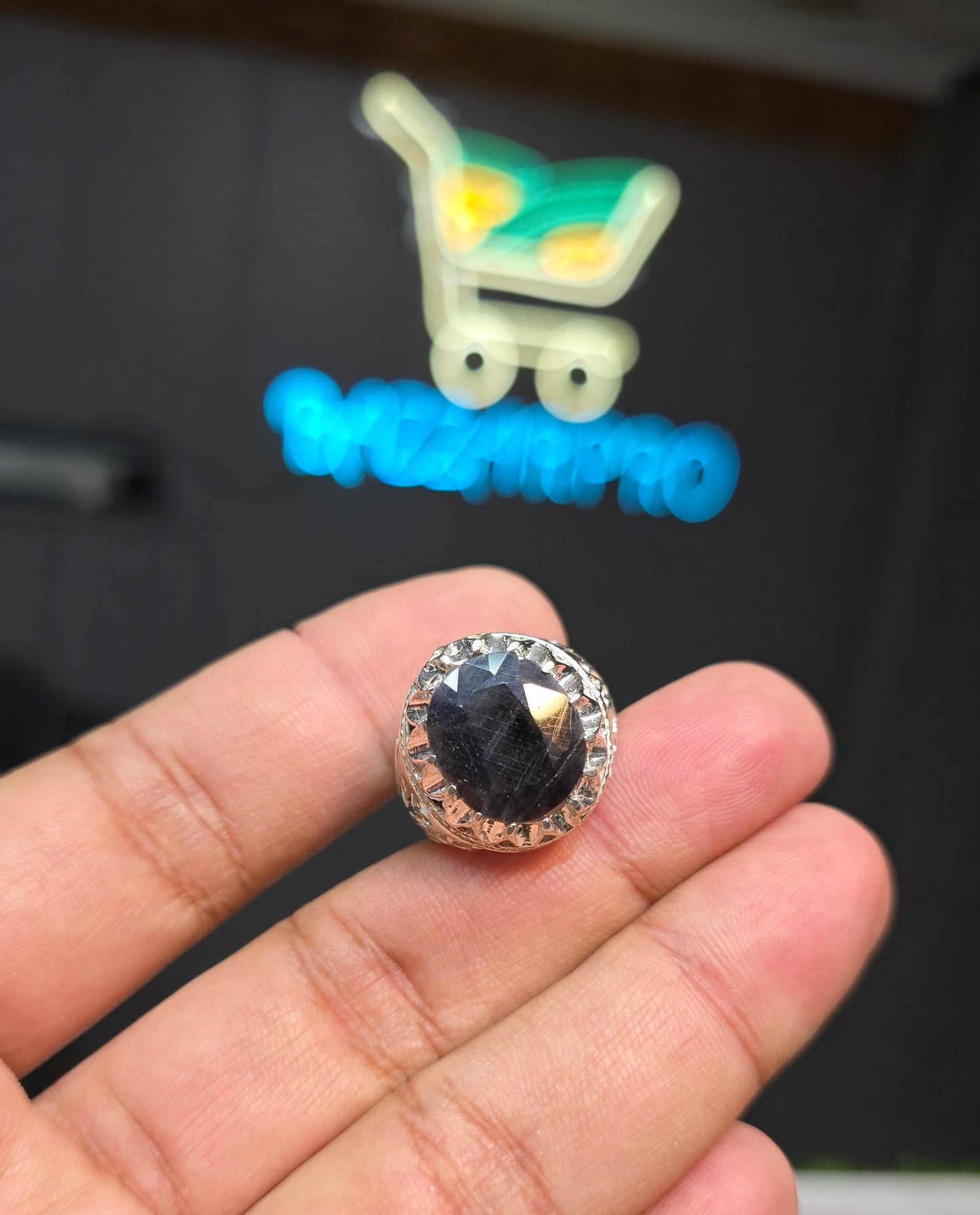 Premium Quality Neelam Ring