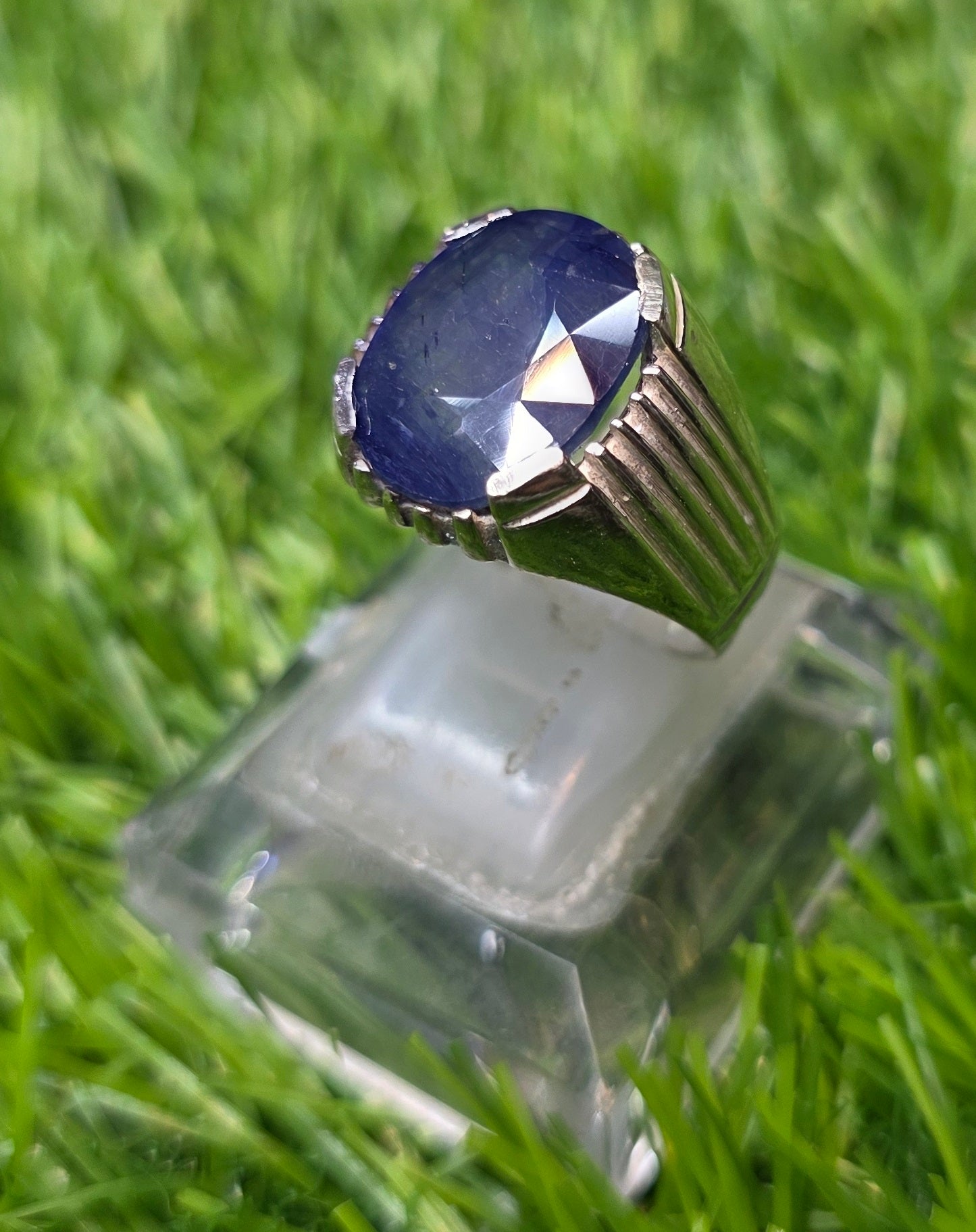 Premium Quality Neelam Ring