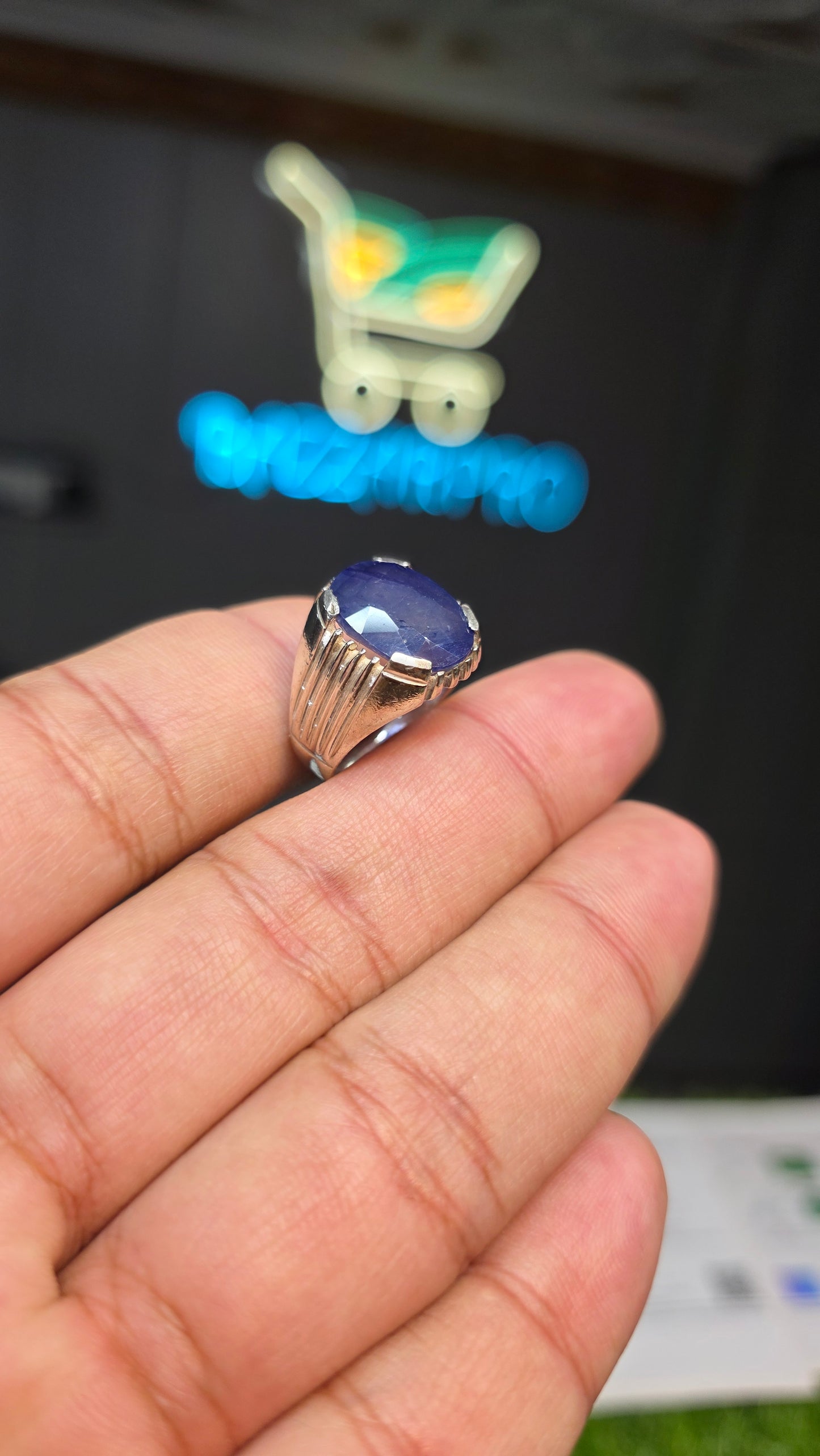 Premium Quality Neelam Ring