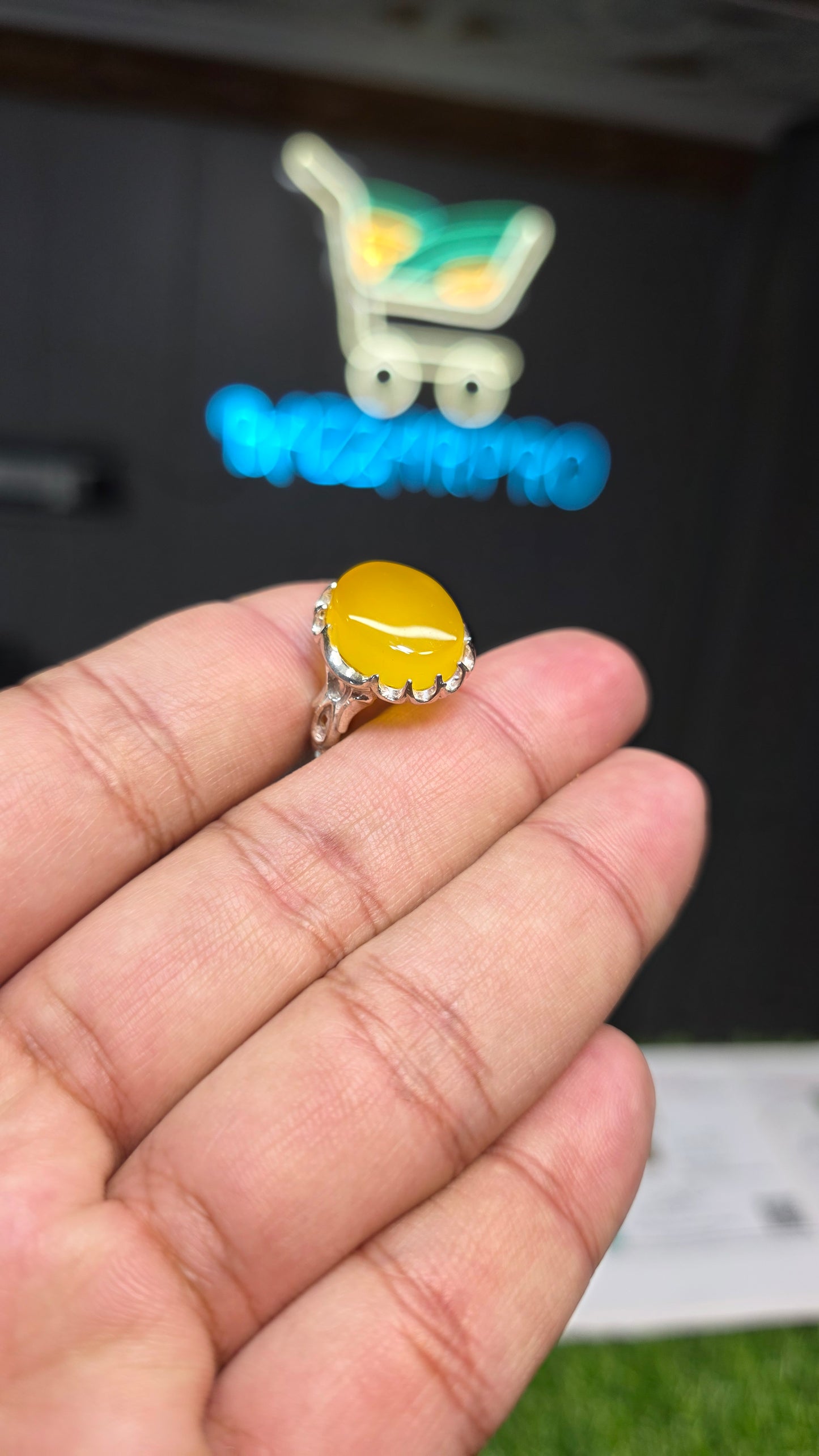 Premium Quality Zarad Aqeeq Ring