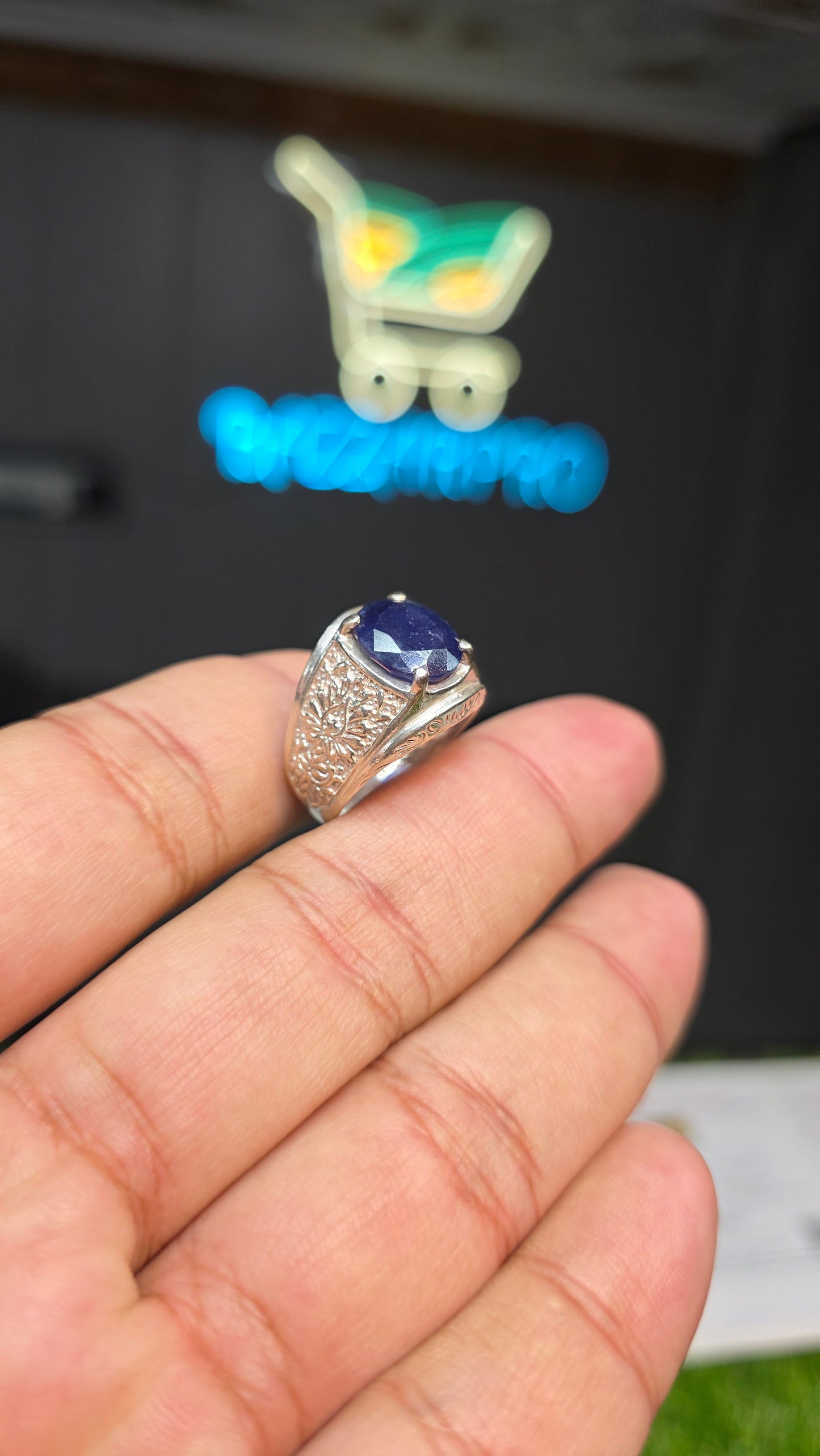 Premium Quality Neelam Ring