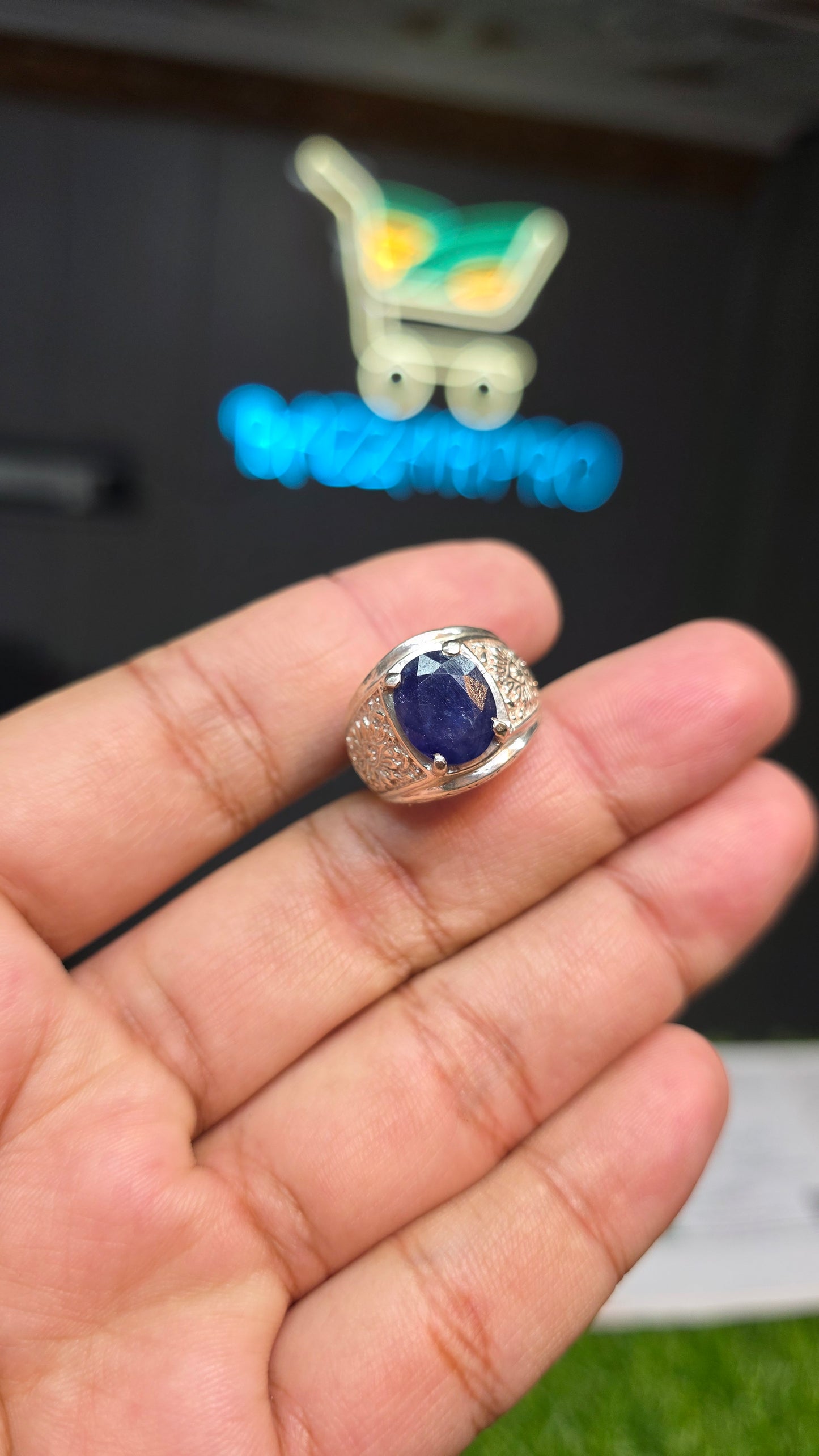 Premium Quality Neelam Ring
