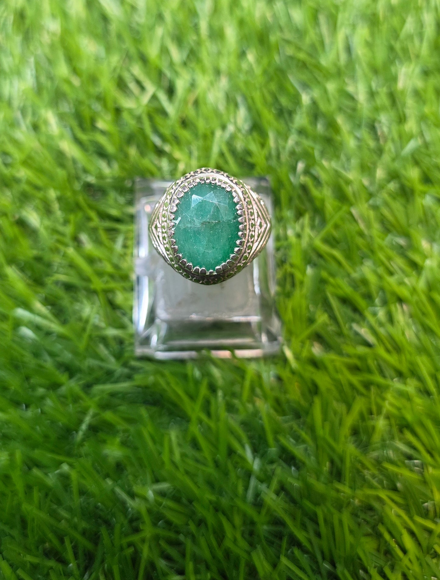 Premium Quality Zambia Zamurd Ring