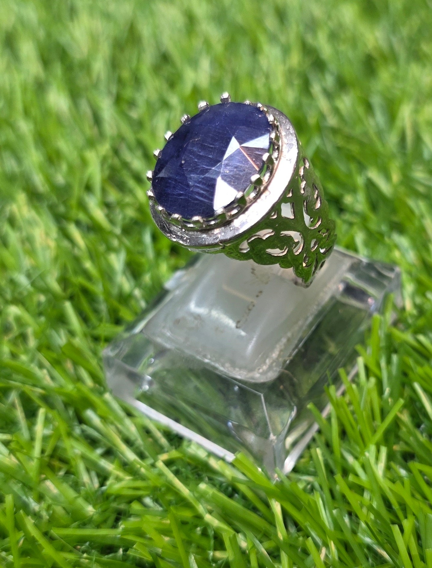 Premium Quality Neelam Ring