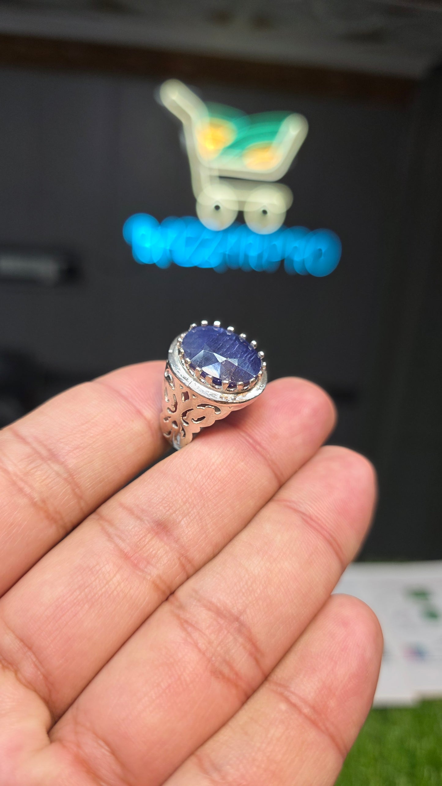 Premium Quality Neelam Ring