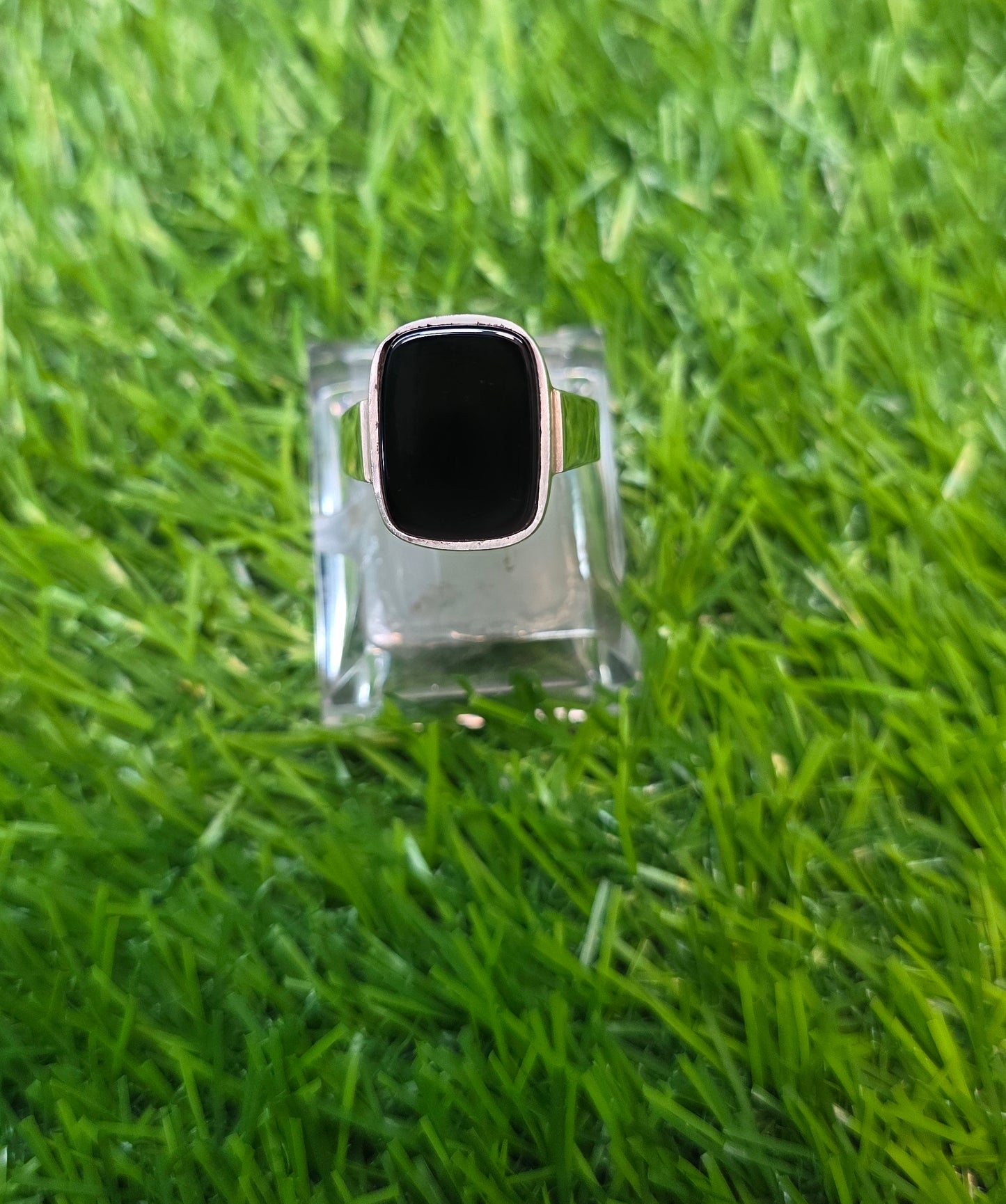 Premium Quality Black Aqeeq Ring