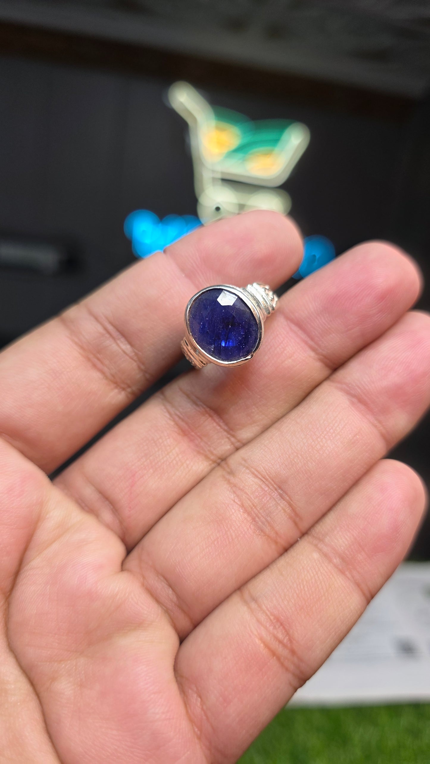 Premium Quality Neelam Ring
