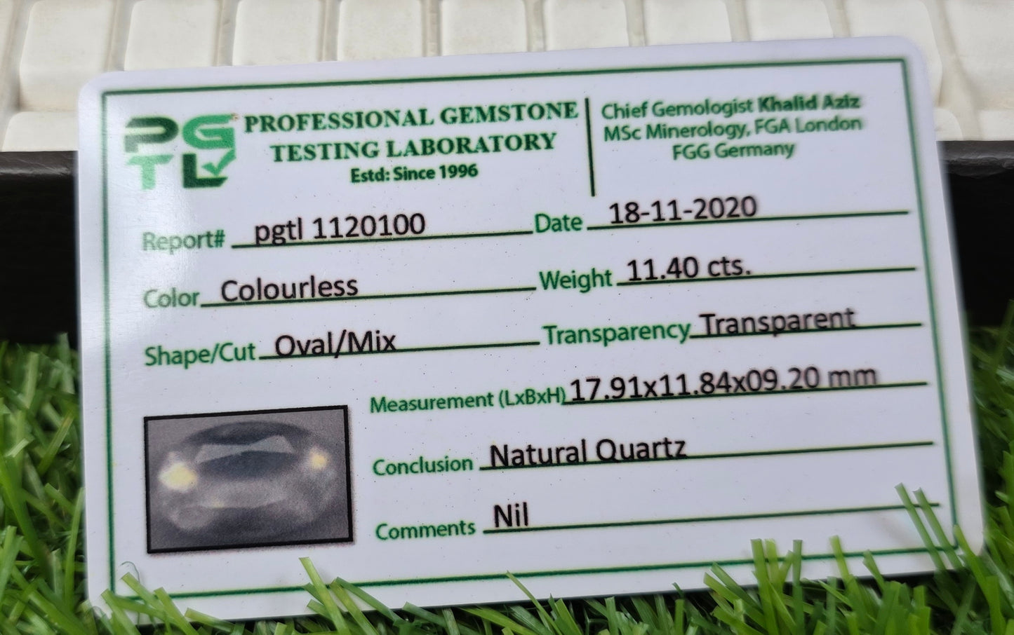 Dur e Najaf With Lab Certificate