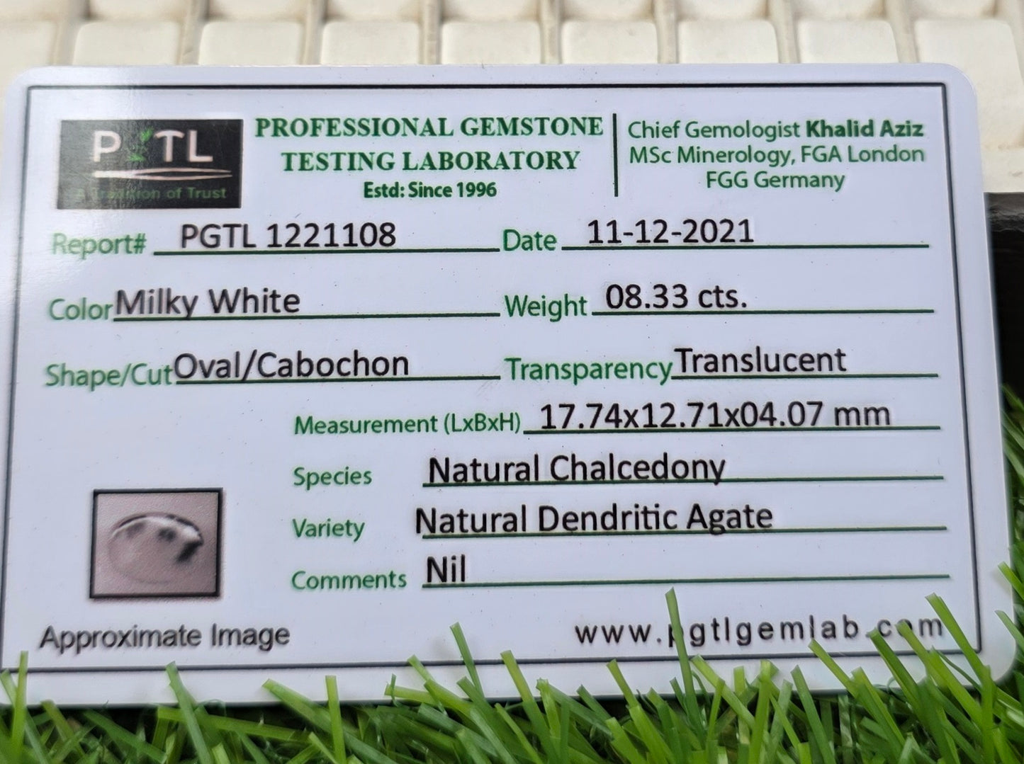 Shejri Aqeeq With Lab Certificate