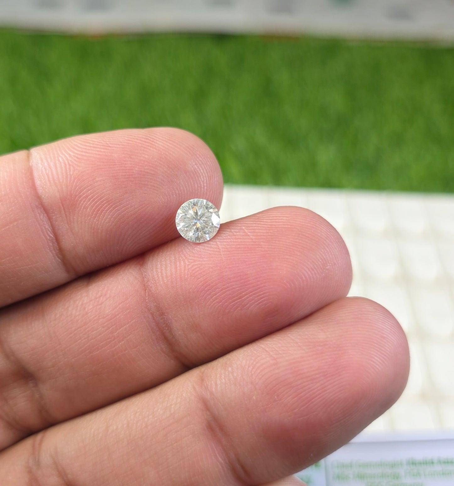 Moissanite Stone With Lab Certificate