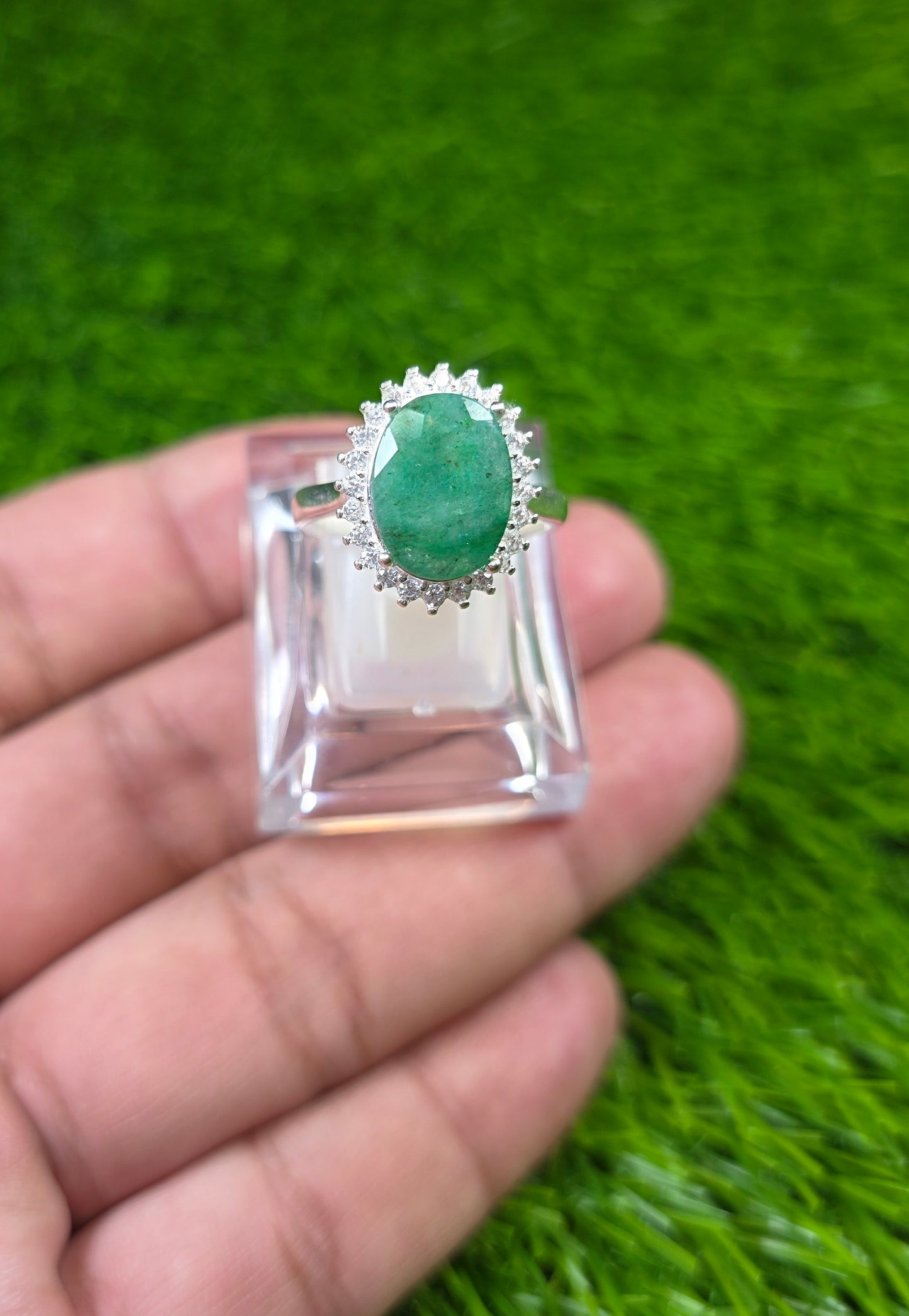 Premium Quality Zamurd Ring (Ladies)