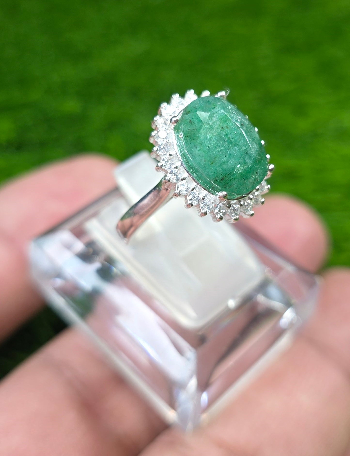 Premium Quality Zamurd Ring (Ladies)