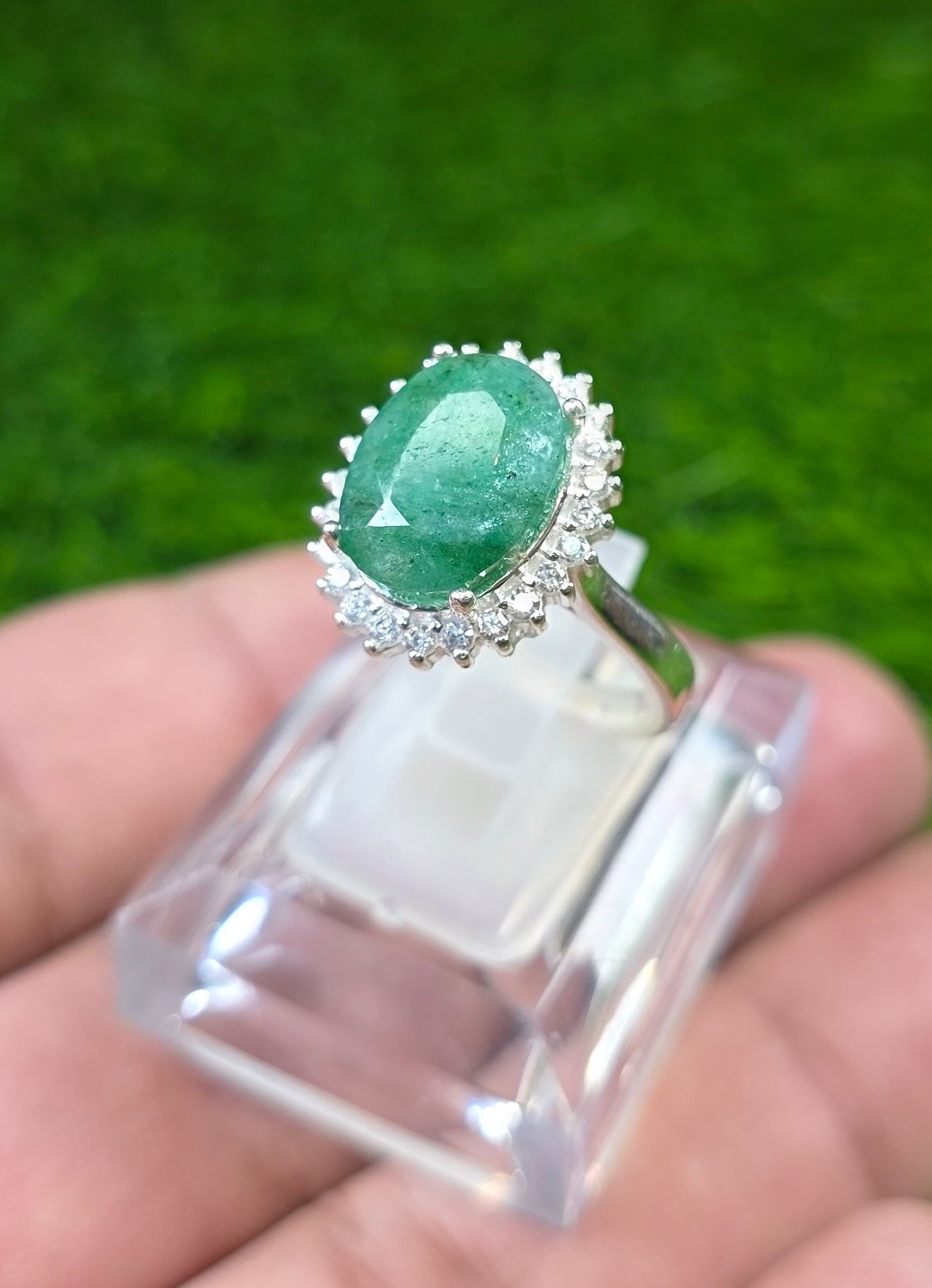 Premium Quality Zamurd Ring (Ladies)