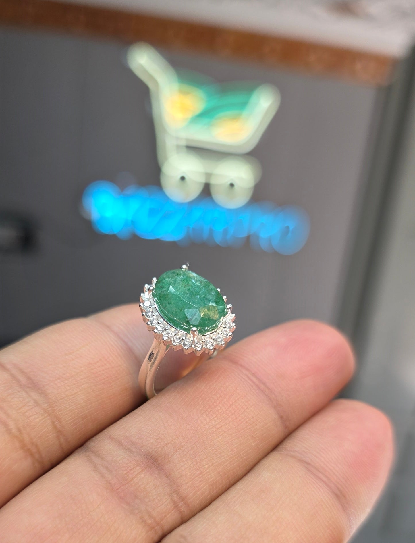 Premium Quality Zamurd Ring (Ladies)